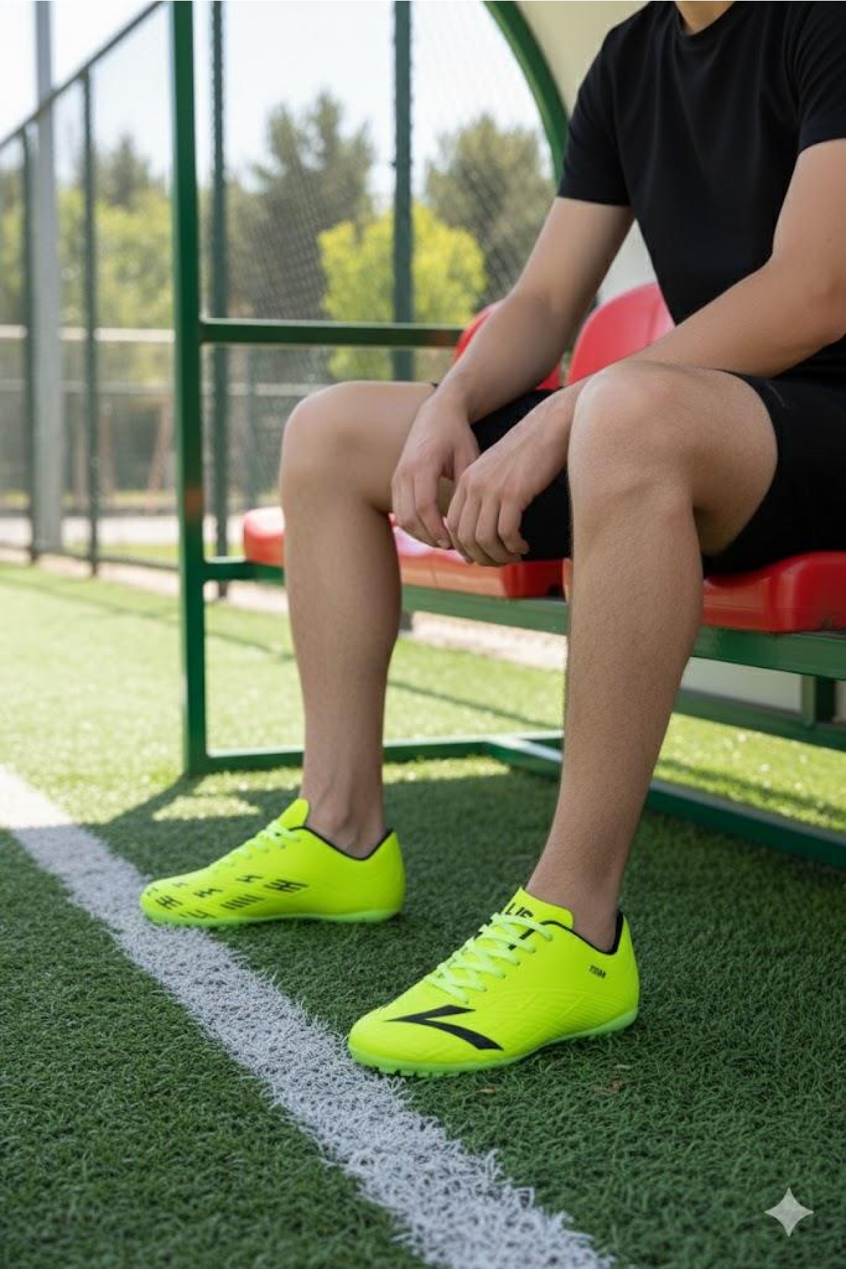 Titan Sarı Orjinal Ürün Çim Saha Halı Saha Erkek Futbol Ayakkabı - Görsel 2