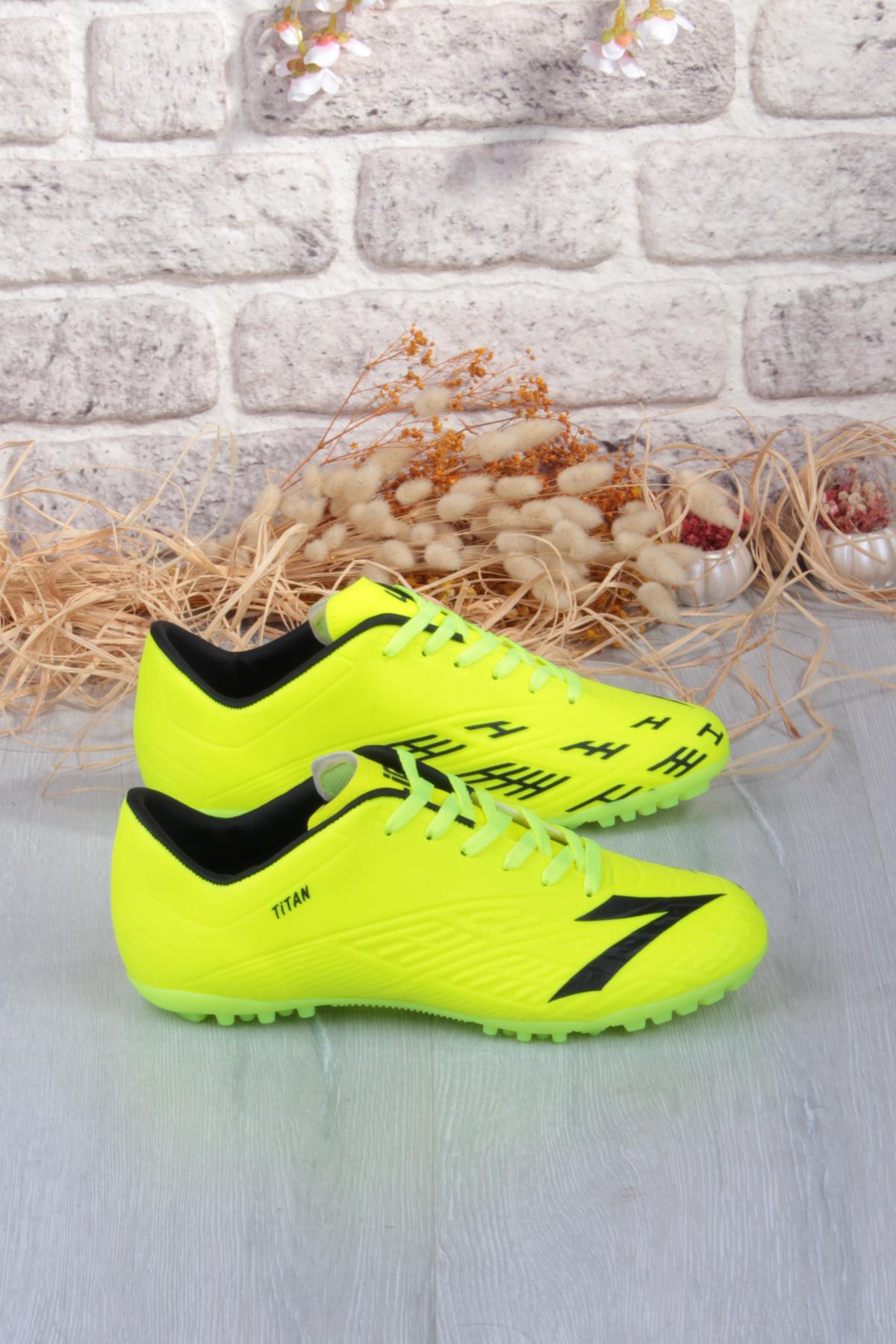 Titan Sarı Orjinal Ürün Çim Saha Halı Saha Erkek Futbol Ayakkabı - Görsel 5