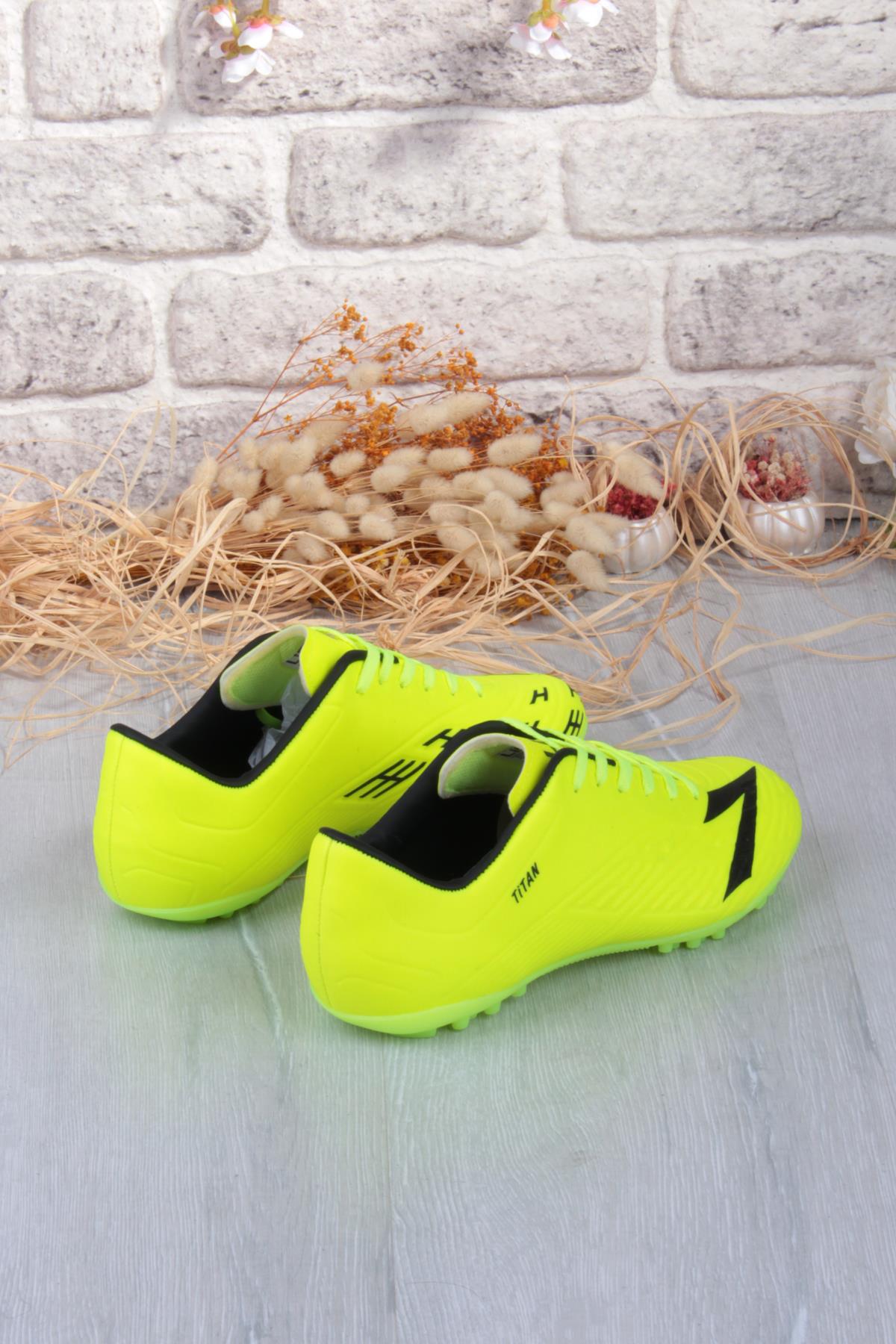 Titan Sarı Orjinal Ürün Çim Saha Halı Saha Erkek Futbol Ayakkabı - Görsel 8