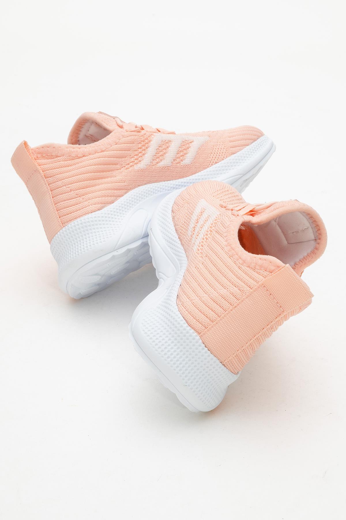 Triko Çocuk Spor Ayakkabı 31-35 PUDRA - Görsel 5