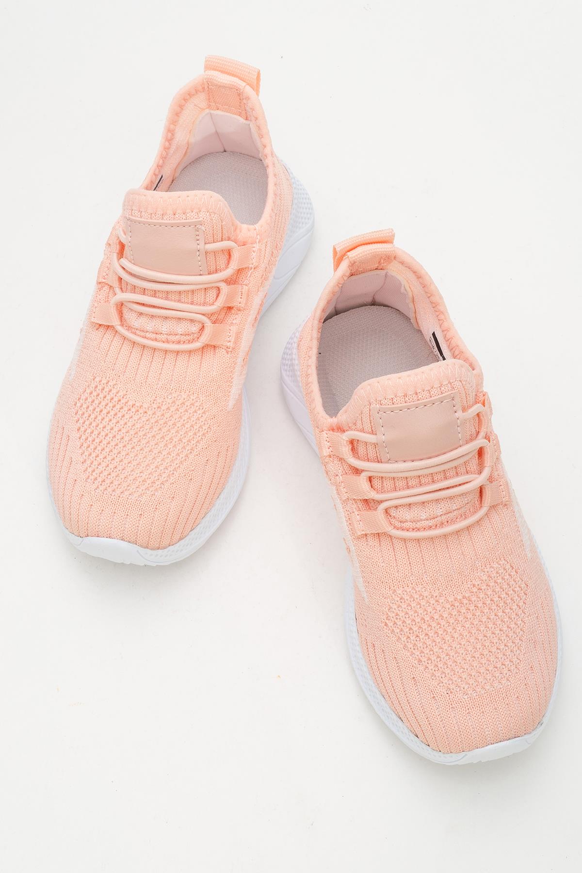 Triko Çocuk Spor Ayakkabı 31-35 PUDRA - Görsel 6