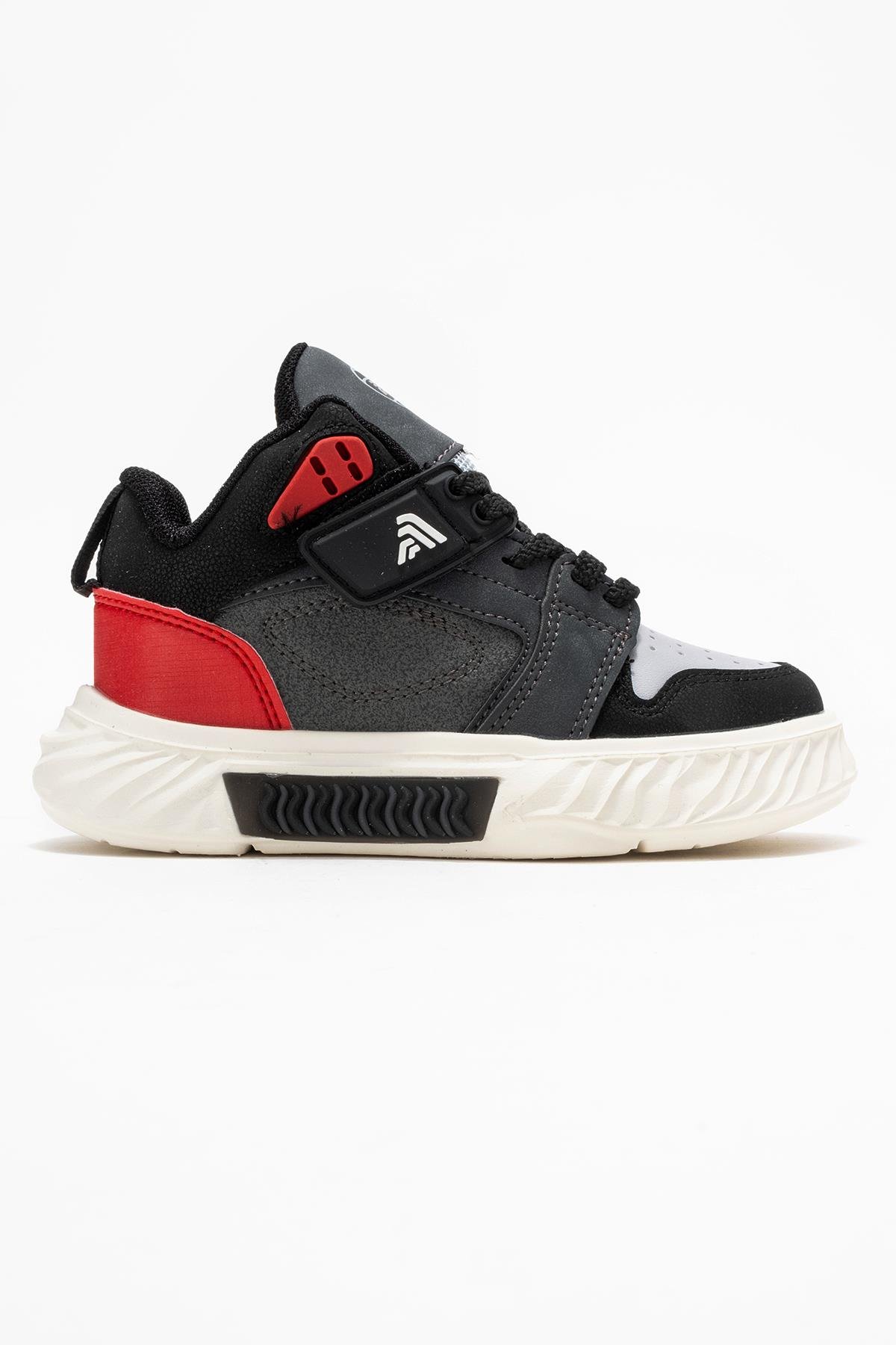 Işıklı Çocuk Spor Ayakkabı; FÜME KIRMIZI BEJ - Görsel 3