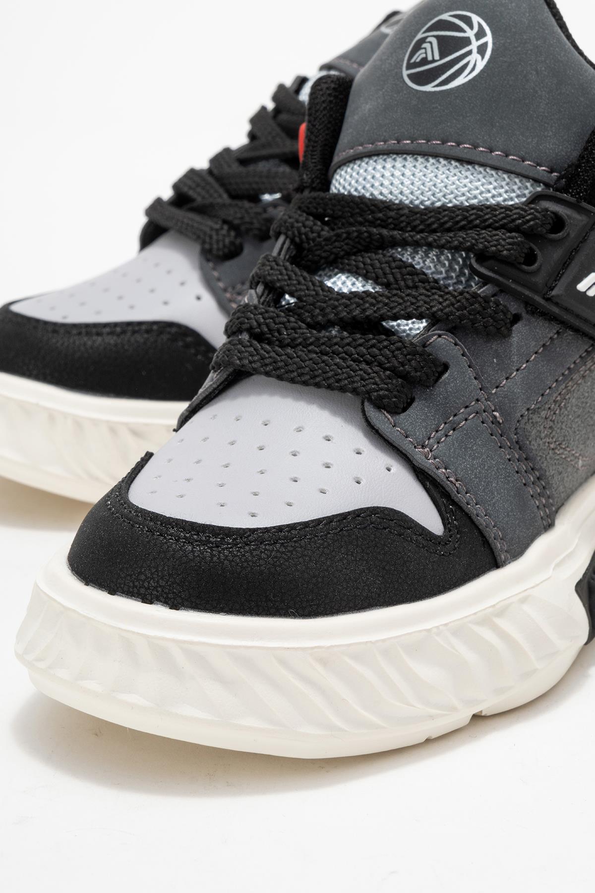 Işıklı Çocuk Spor Ayakkabı; FÜME KIRMIZI BEJ - Görsel 4