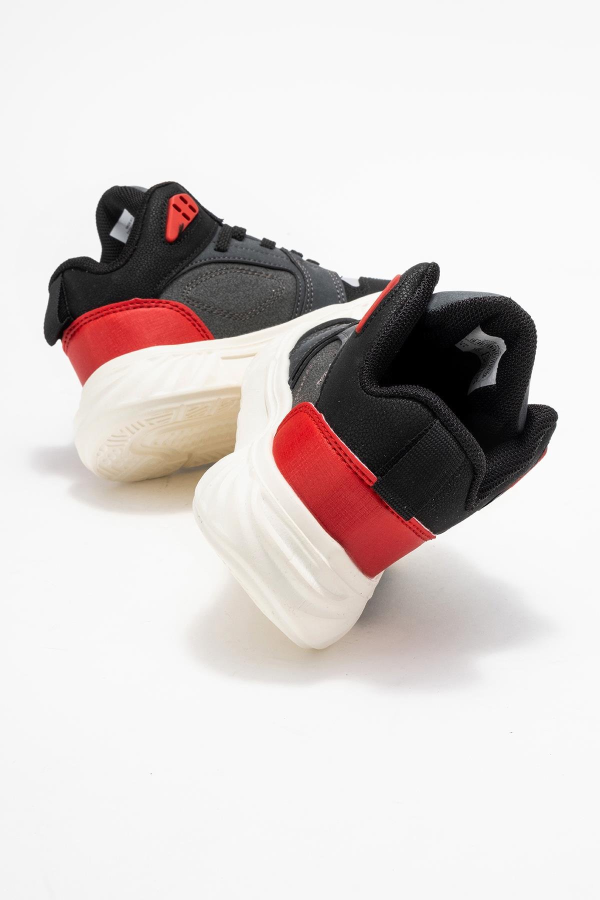 Işıklı Çocuk Spor Ayakkabı; FÜME KIRMIZI BEJ - Görsel 5
