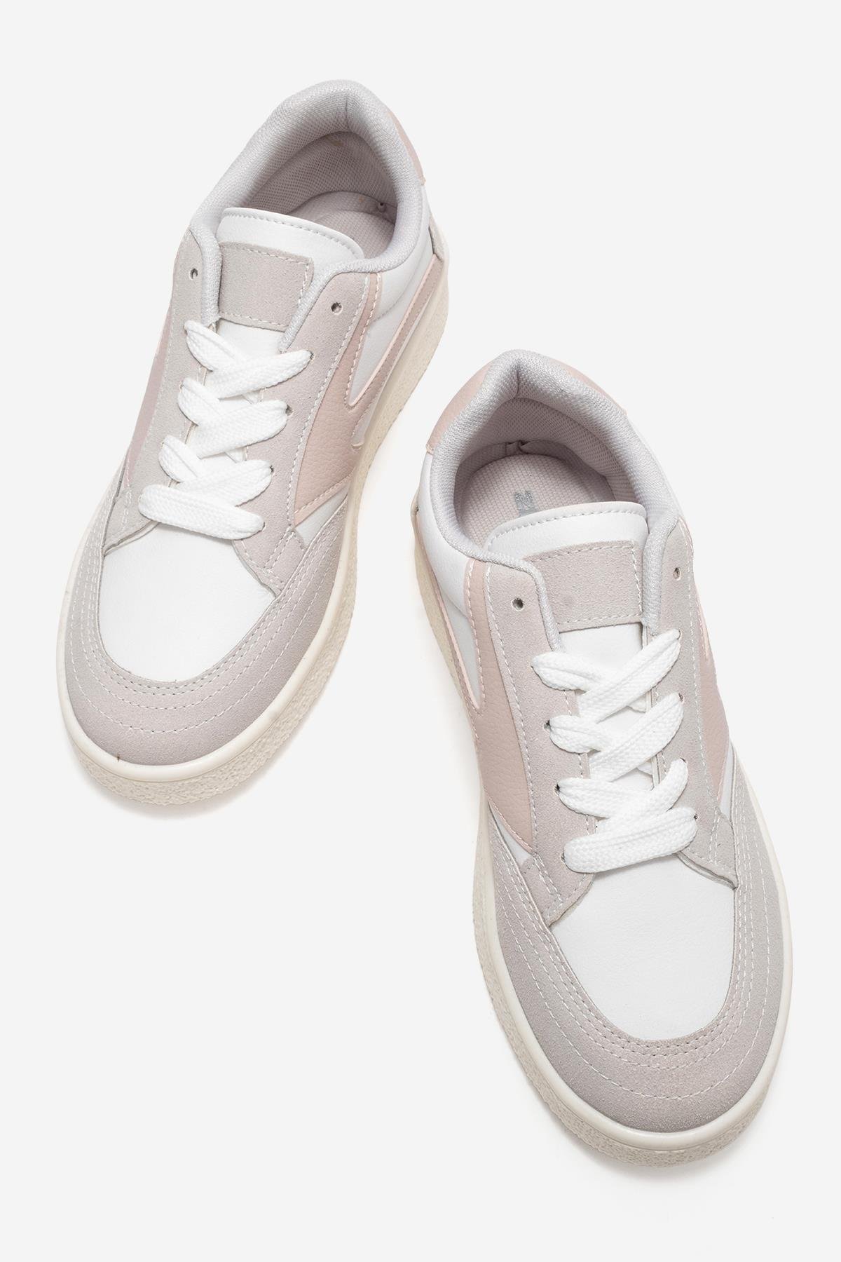 Kadın Anorak Spor Ayakkabı BEYAZ PEMBE - Görsel 6