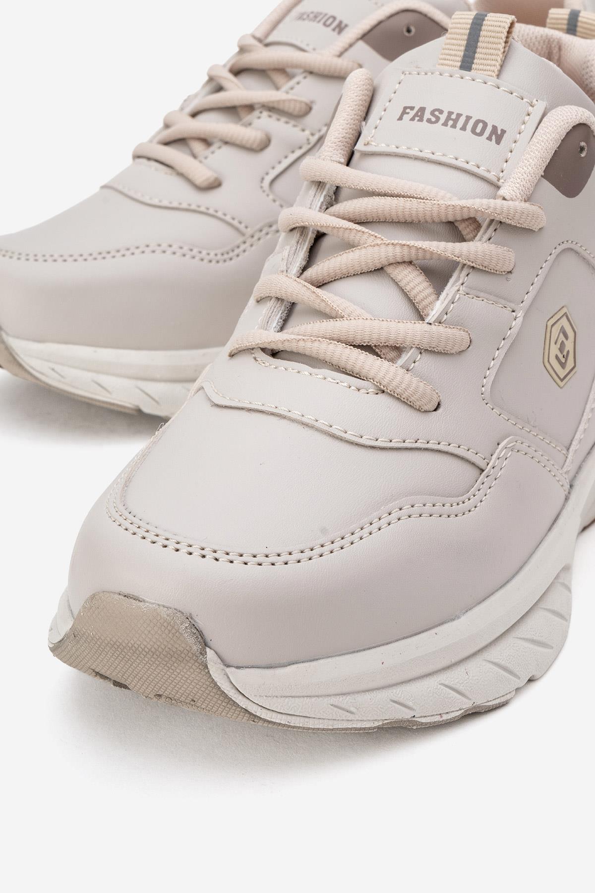 Kadın Spor Ayakkabı; BEJ TABA - Görsel 4