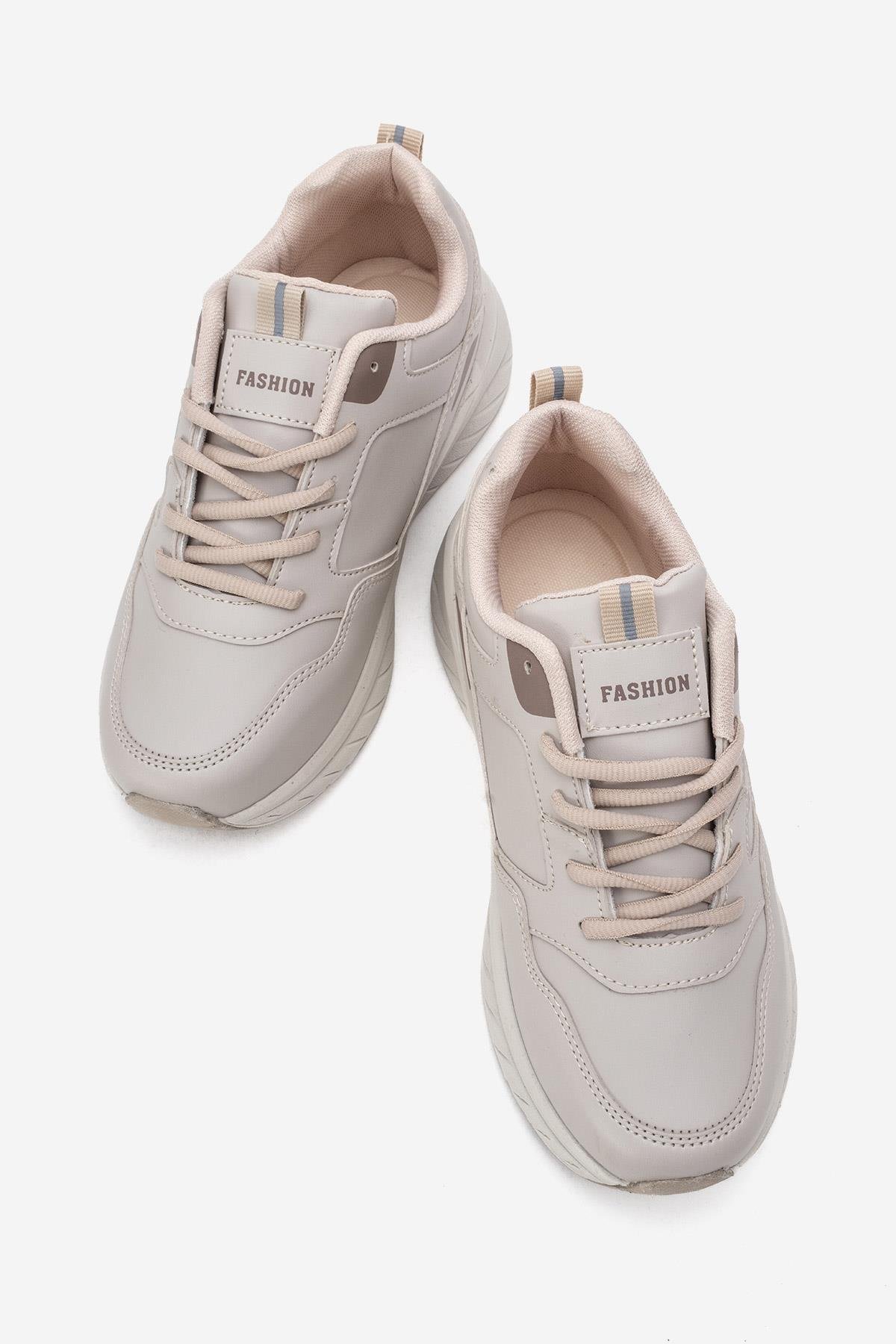 Kadın Spor Ayakkabı; BEJ TABA - Görsel 6