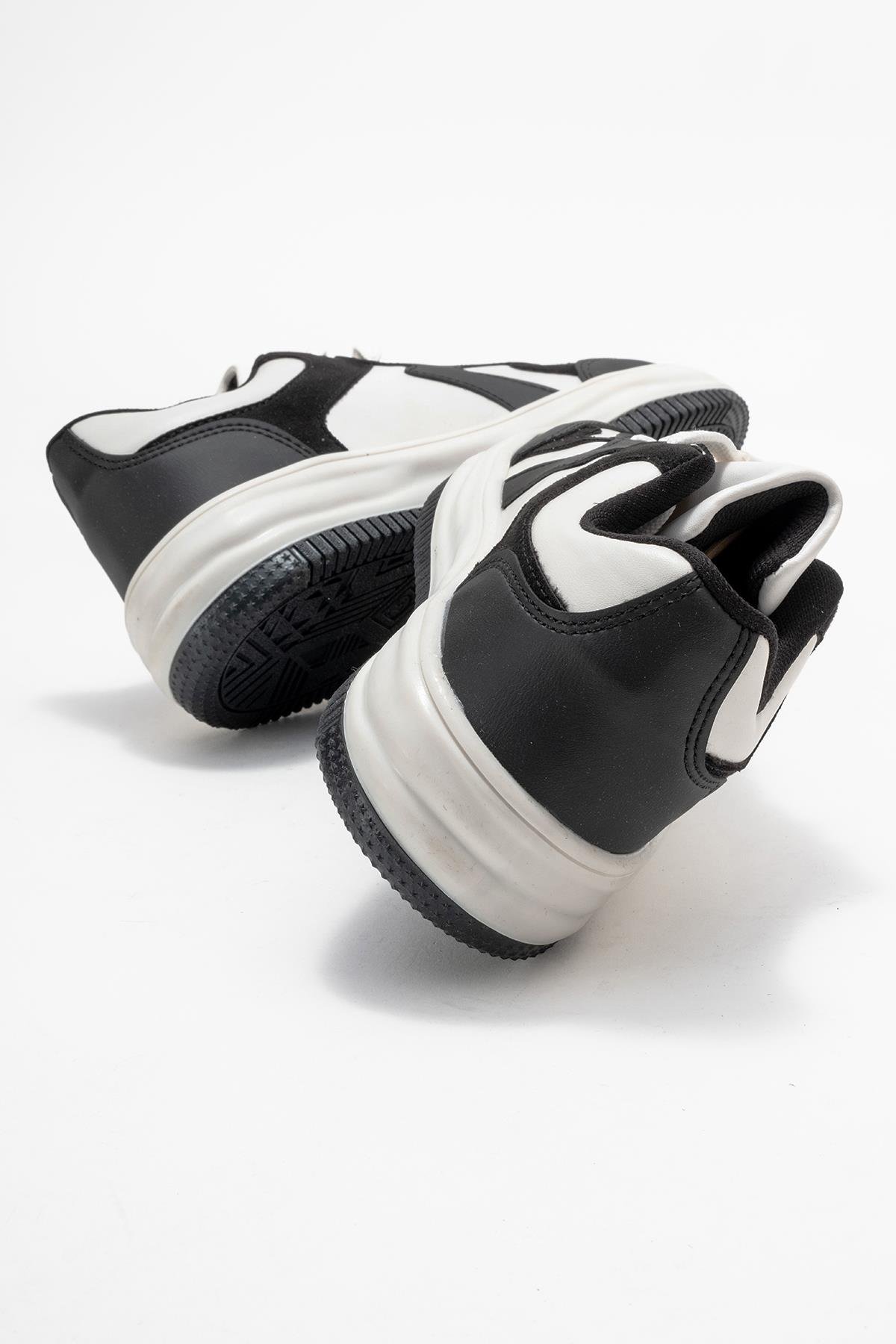 Kadın Spor Ayakkabı BEYAZ SİYAH - Görsel 6