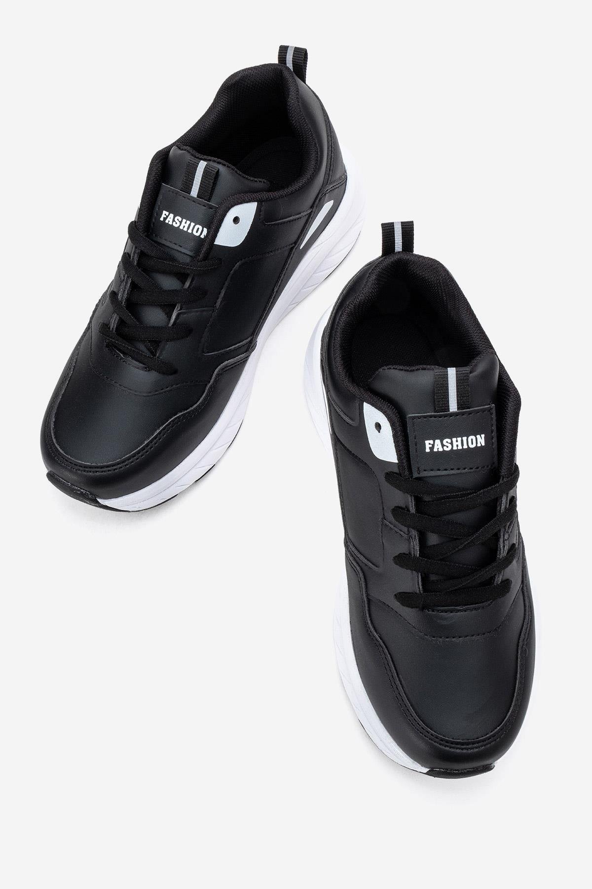 Kadın Spor Ayakkabı; SİYAH BEYAZ - Görsel 6