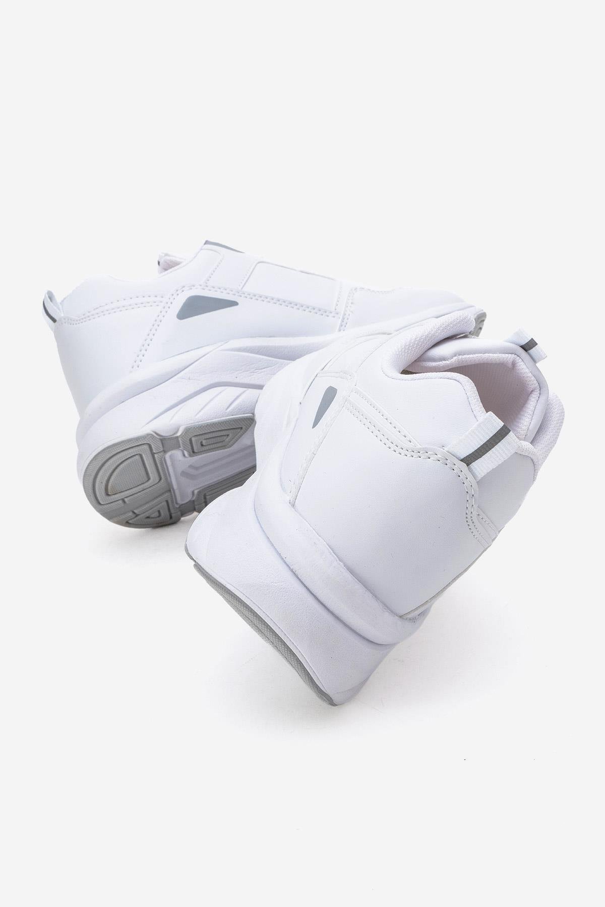 Kadın Spor Ayakkabı; BEYAZ GRİ - Görsel 5