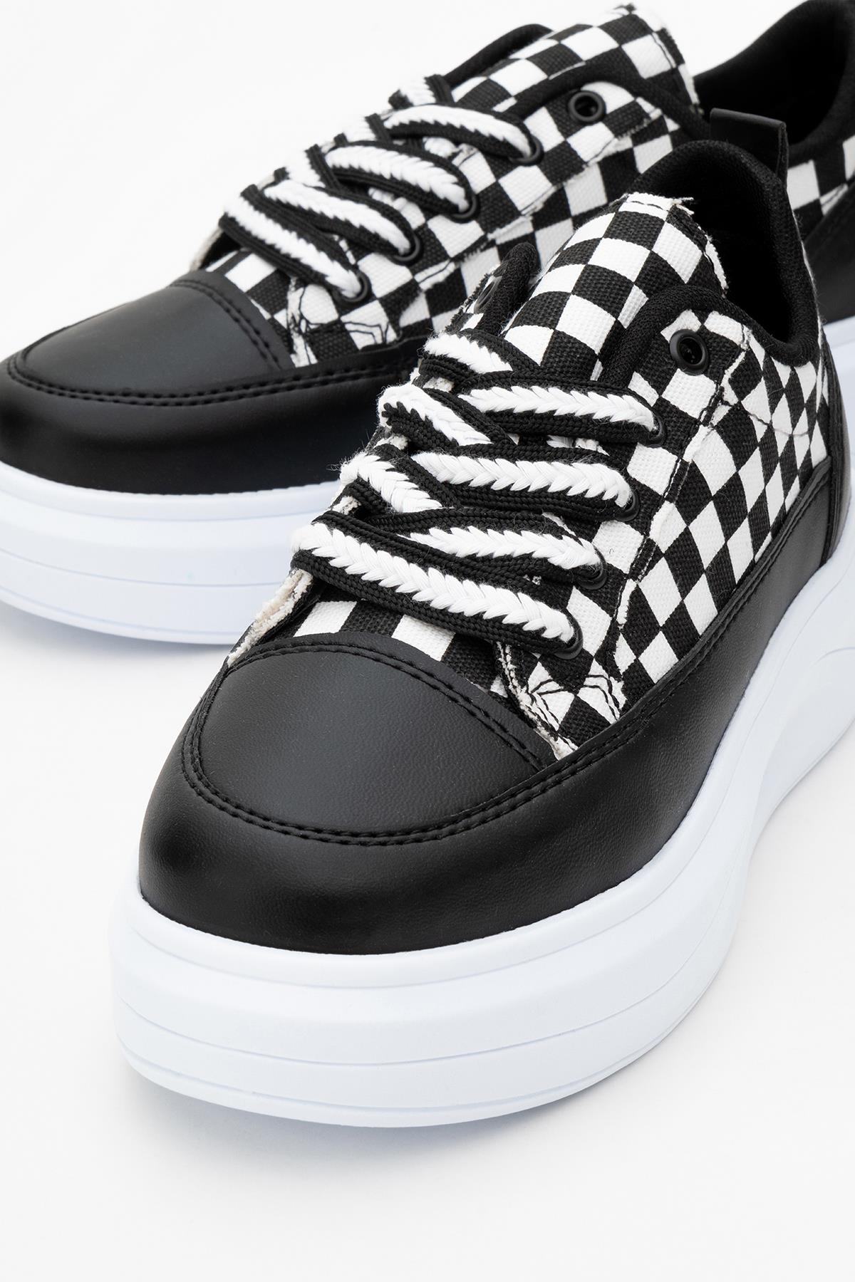 Kadın Anorak Spor Ayakkabı SİYAH DAMA - Görsel 4