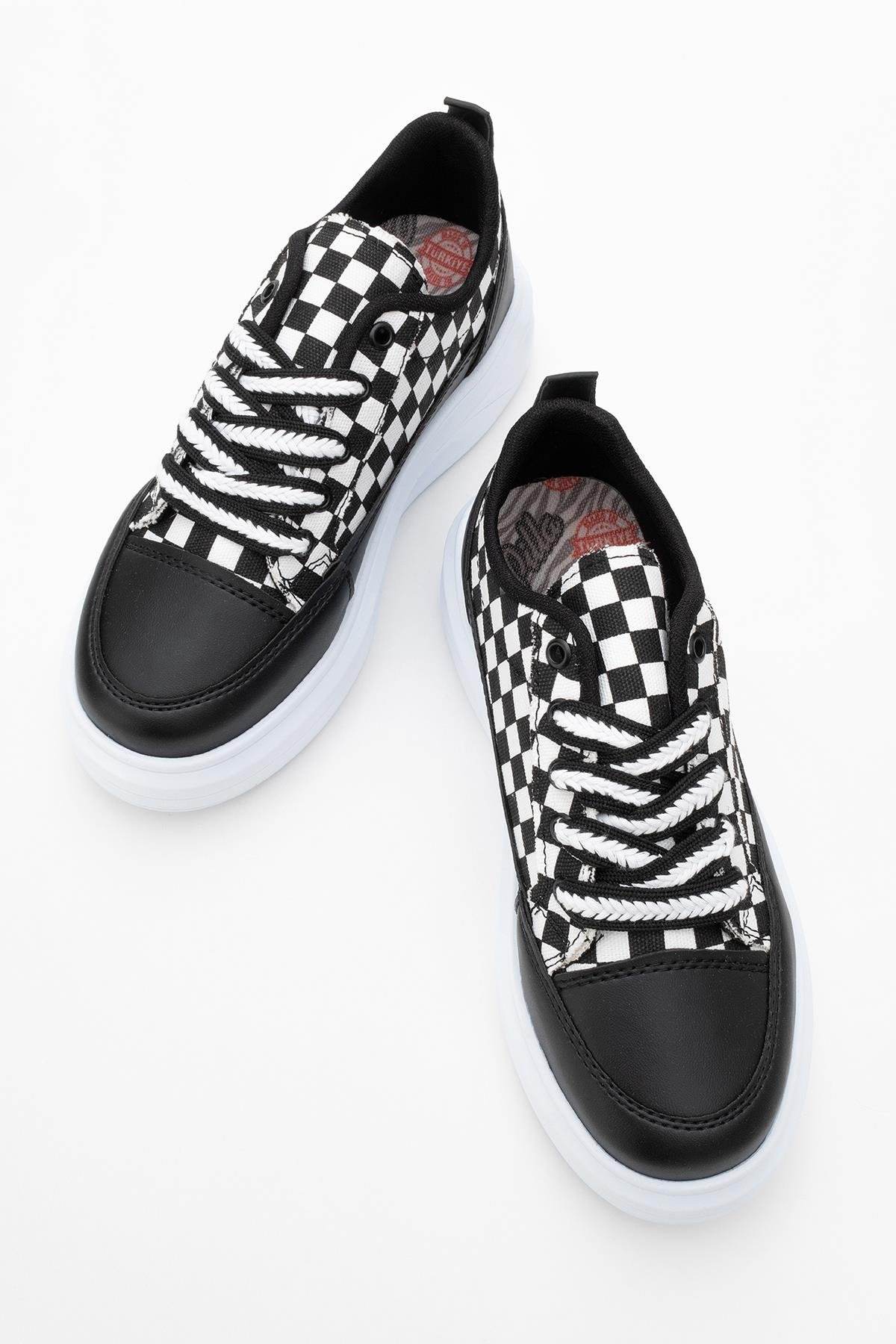 Kadın Anorak Spor Ayakkabı SİYAH DAMA - Görsel 6