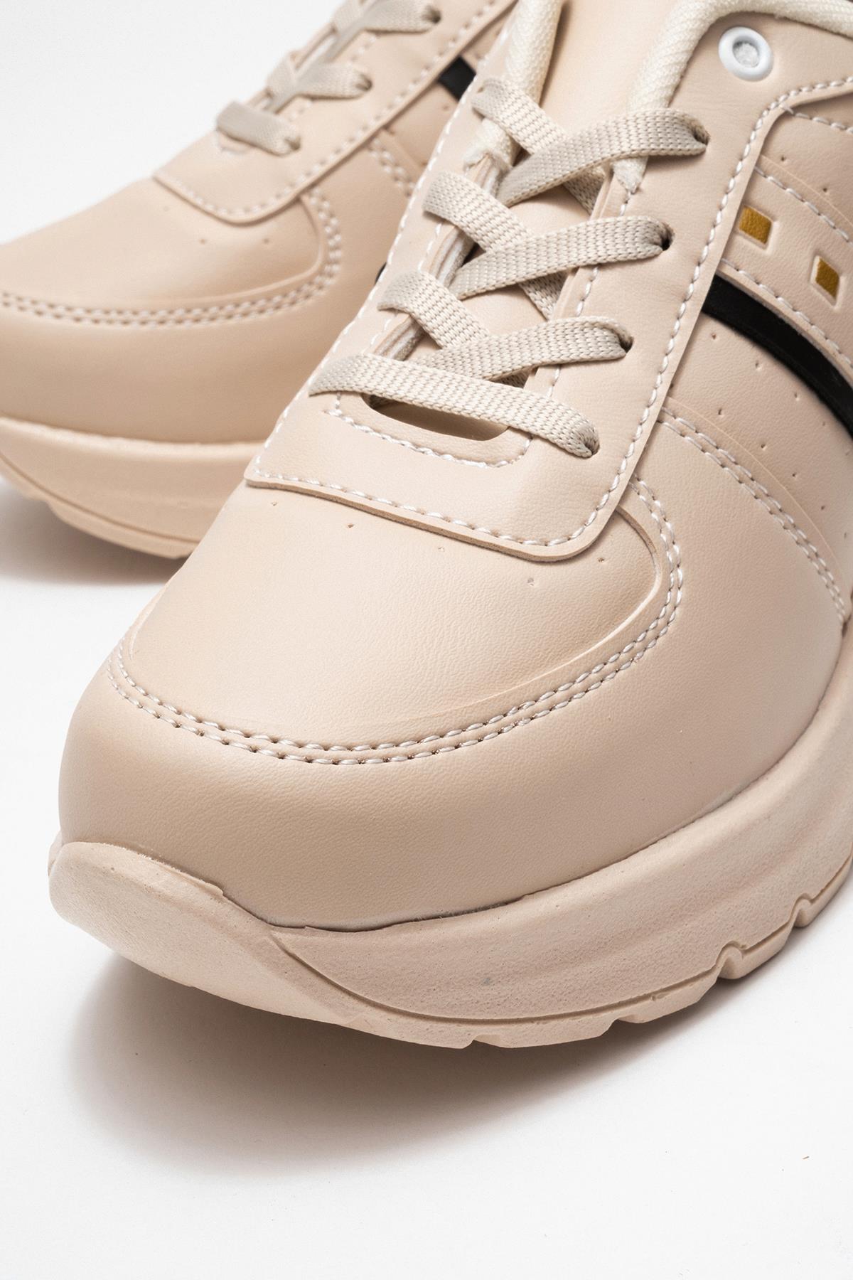 Kadın Spor Ayakkabı; BEJ - Görsel 4