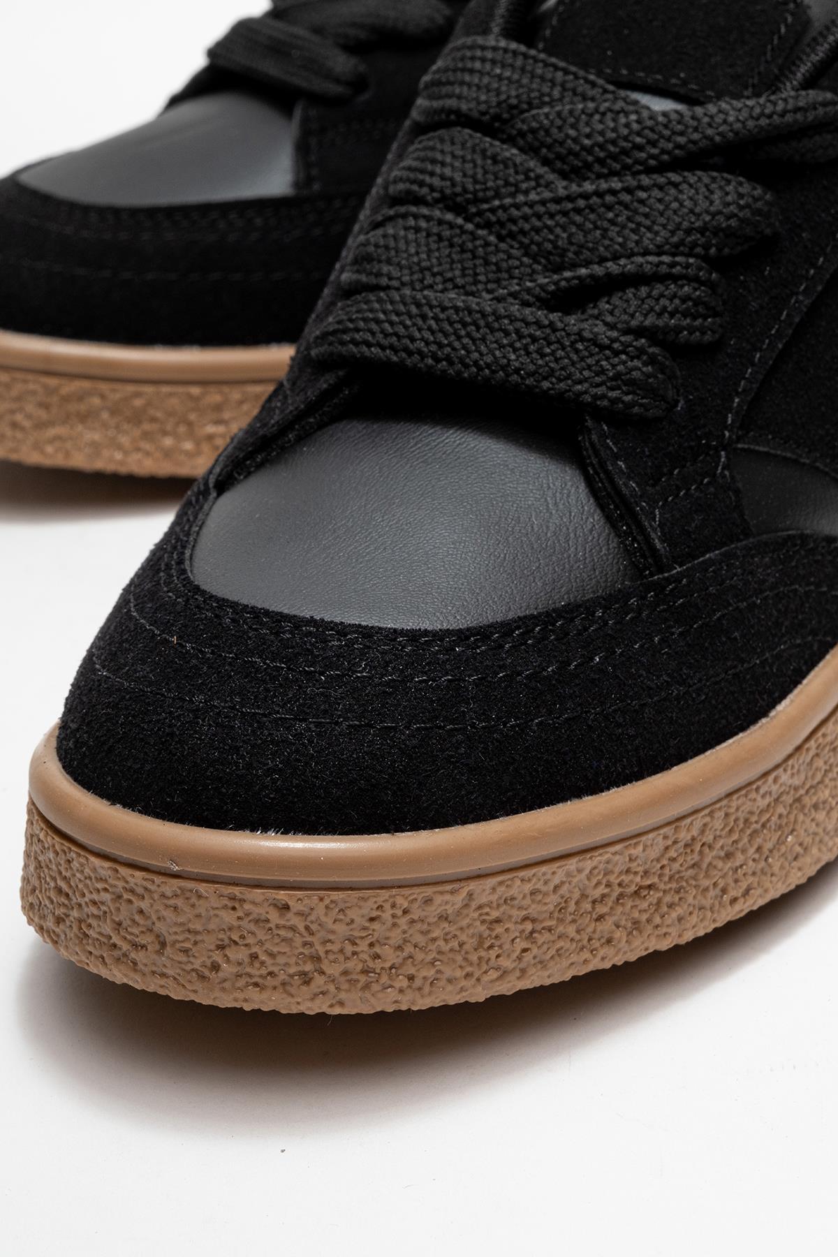 Kadın Anorak Spor Ayakkabı SİYAH - Görsel 4