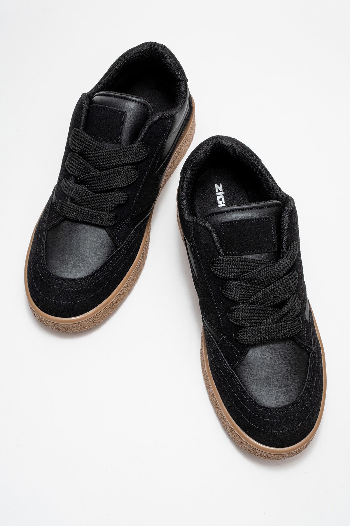 Kadın Anorak Spor Ayakkabı SİYAH - Görsel 6