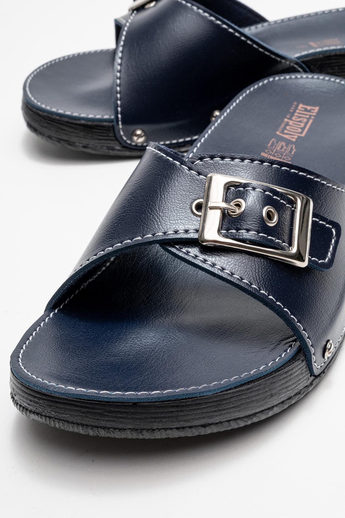 Tek Tokalı Kemerli Kadın Terlik LACİ - Görsel 4