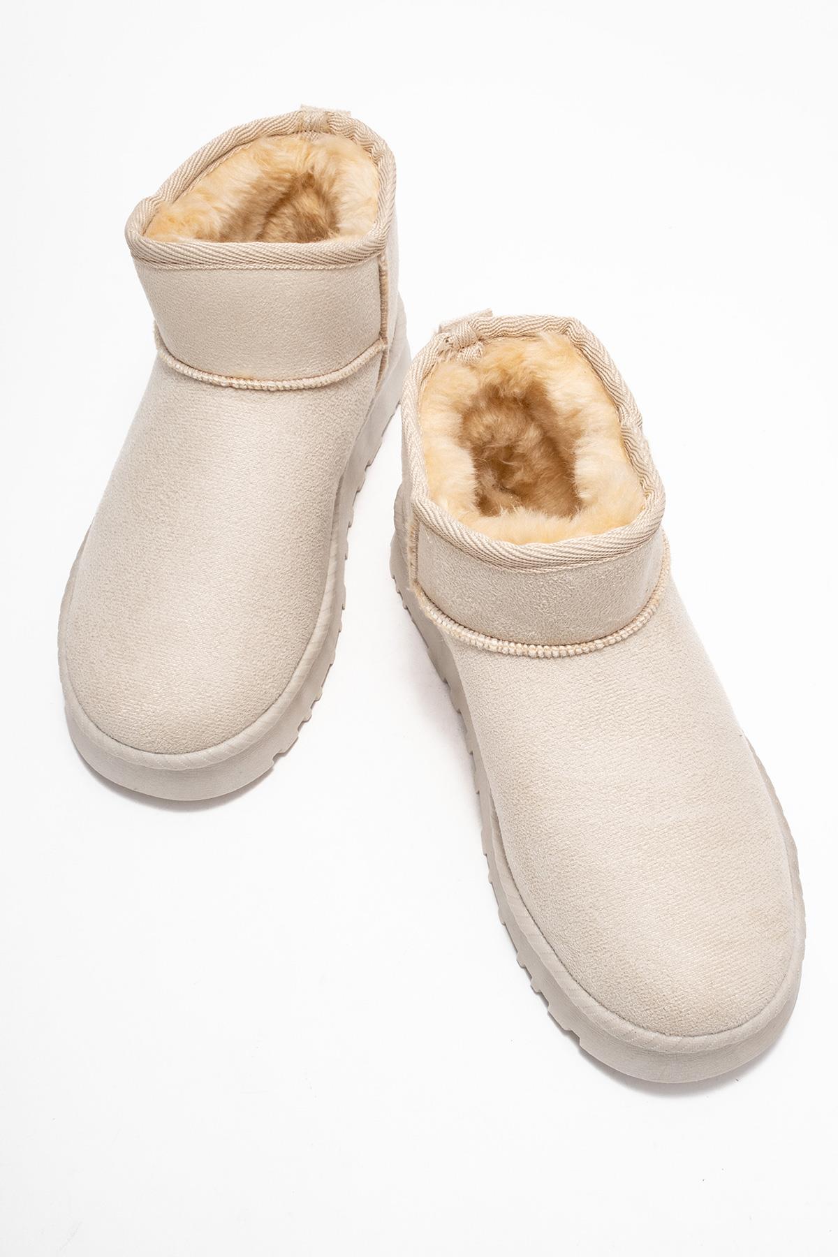 Alçak Tabanlı Mini Bot BEJ - Görsel 6