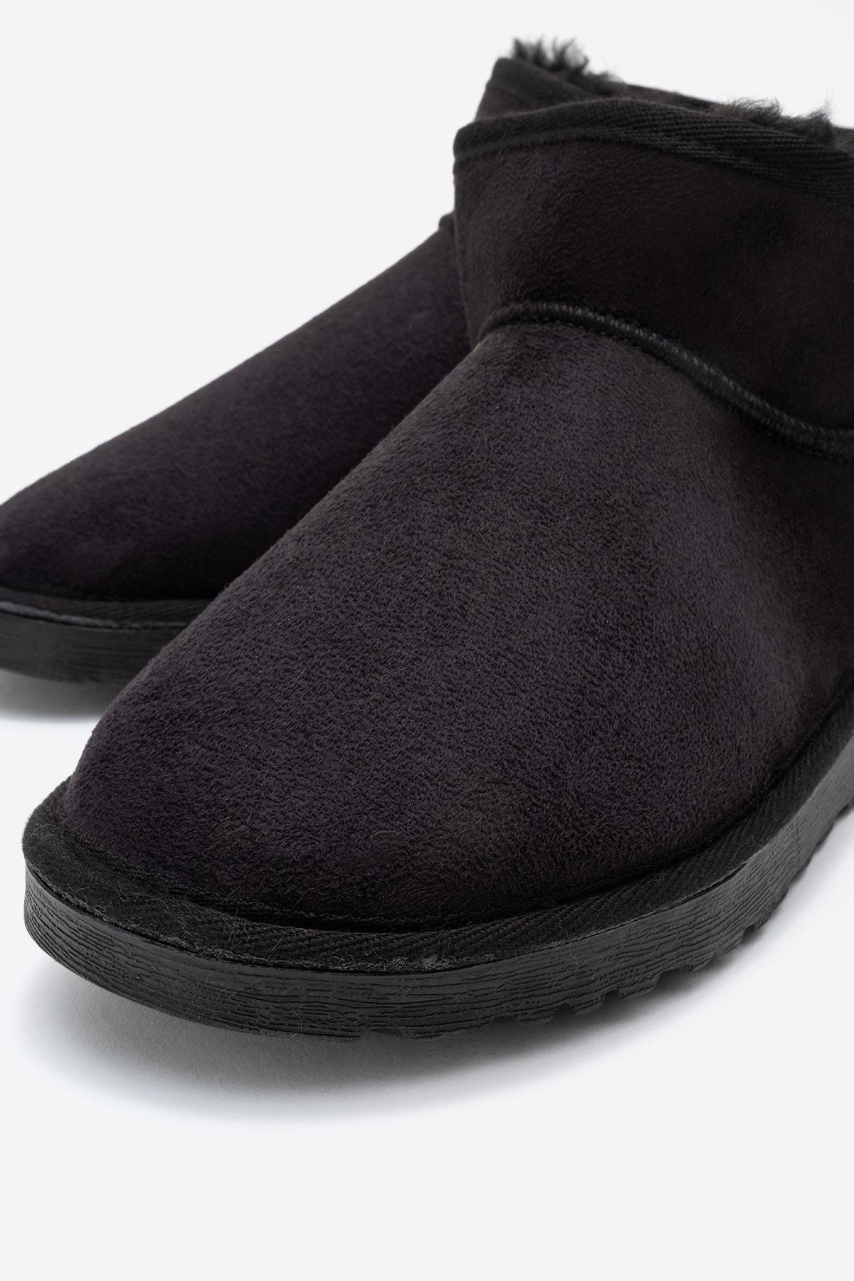 İnce Tabanlı Mini Bot SİYAH - Görsel 4