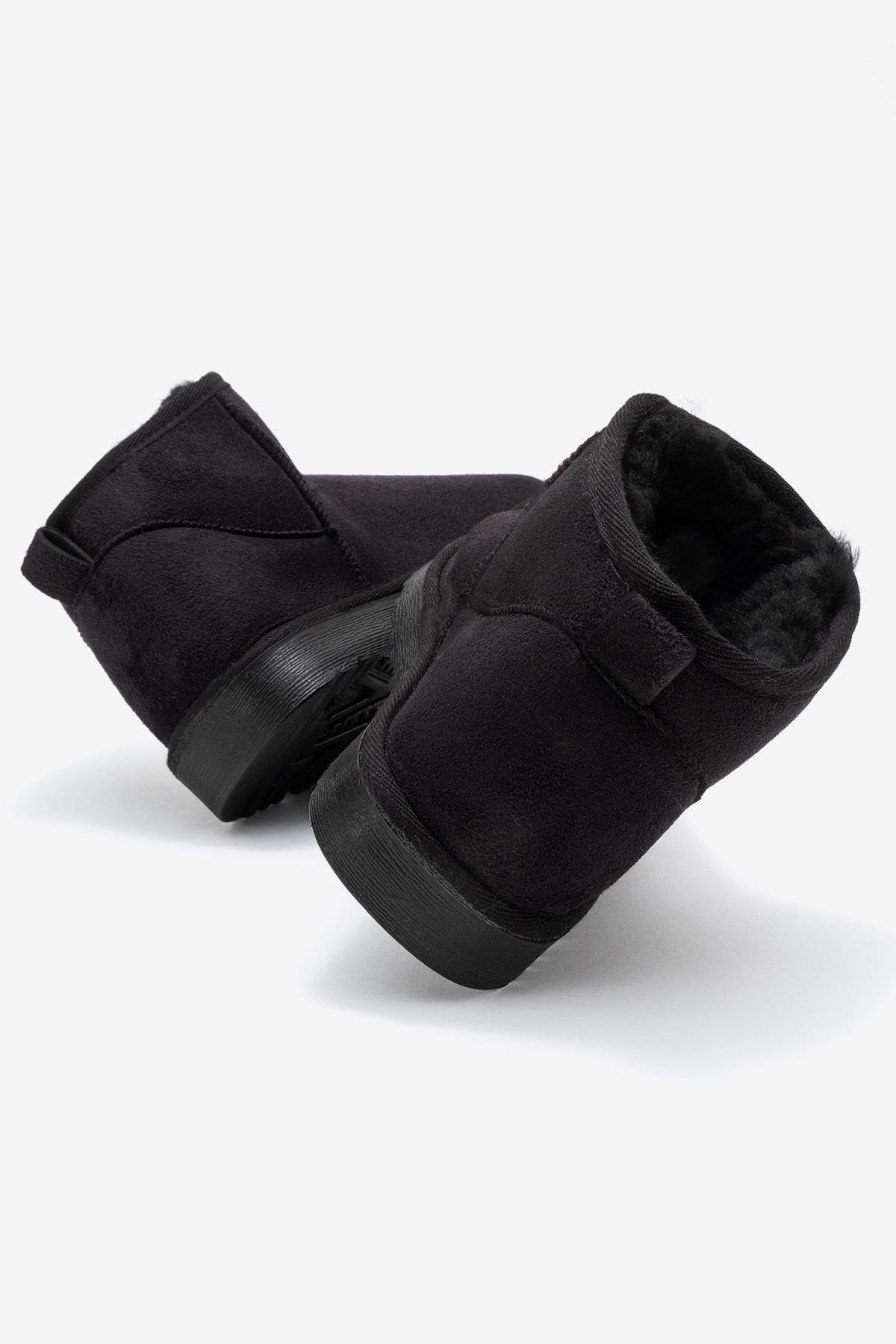 İnce Tabanlı Mini Bot SİYAH - Görsel 5