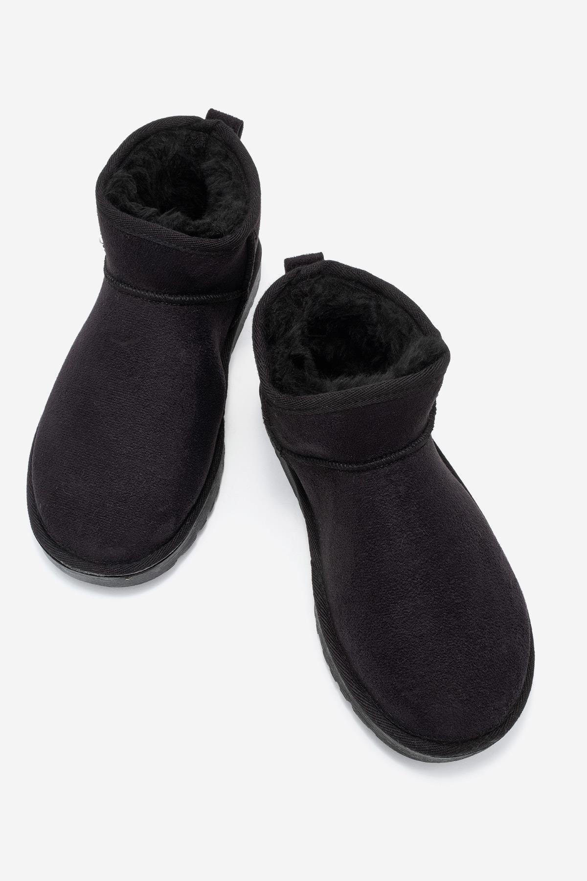 İnce Tabanlı Mini Bot SİYAH - Görsel 6