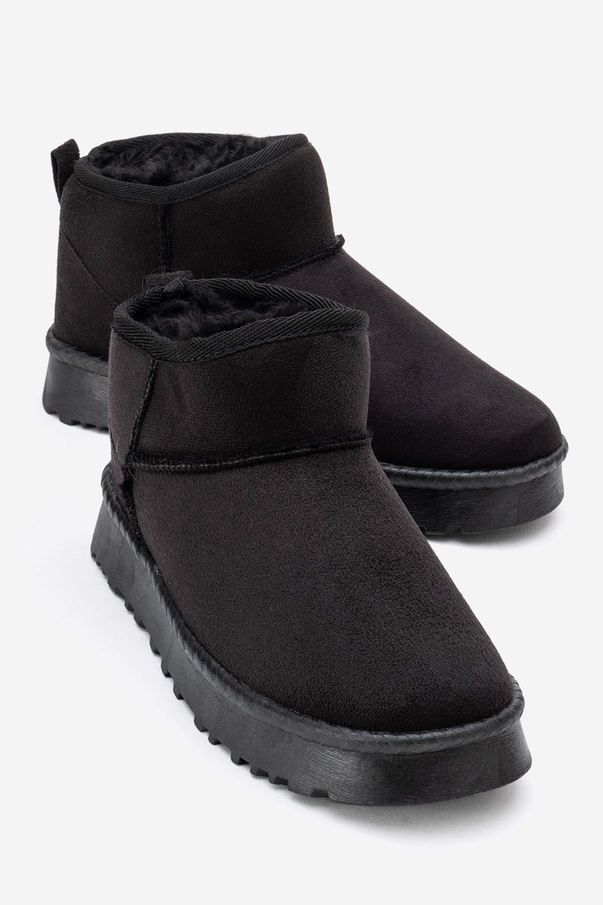 Alçak Tabanlı Mini Bot SİYAH - Görsel 2