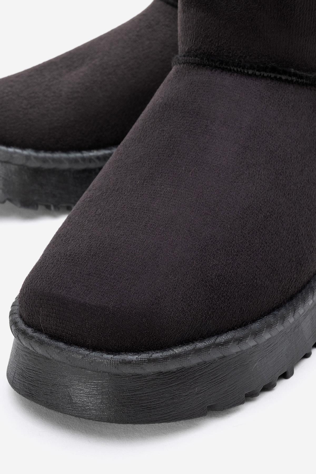 Alçak Tabanlı Mini Bot SİYAH - Görsel 4