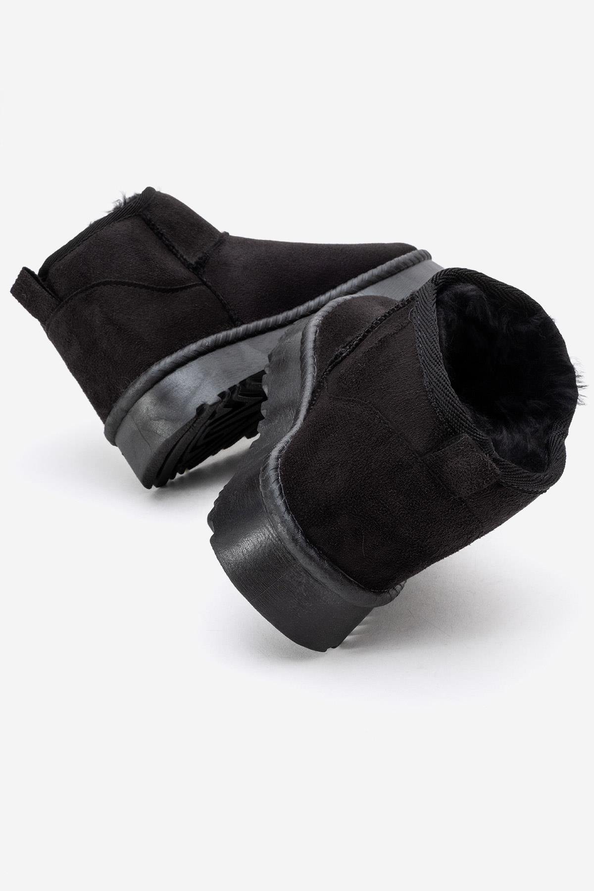 Alçak Tabanlı Mini Bot SİYAH - Görsel 5