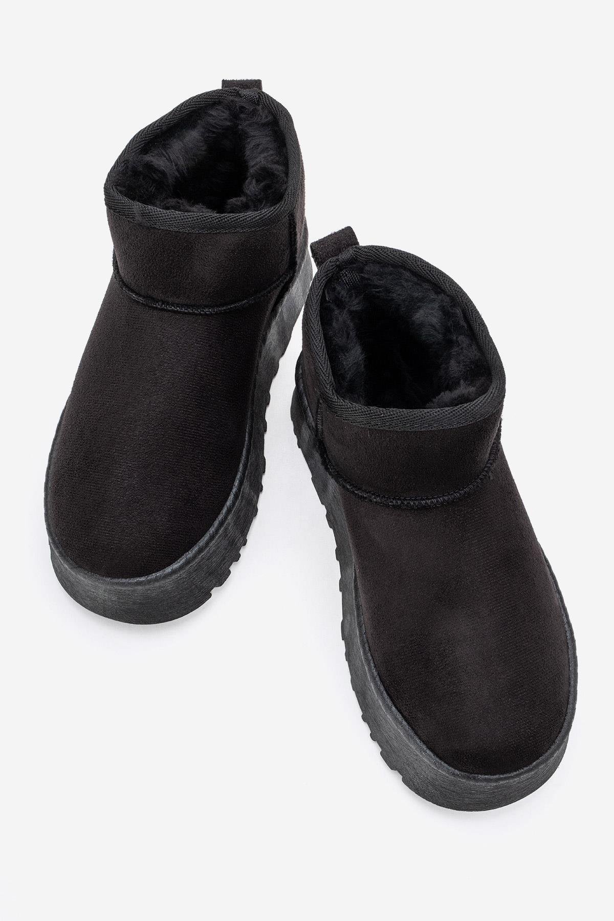 Yüksek Tabanlı Mini Bot SİYAH - Görsel 7