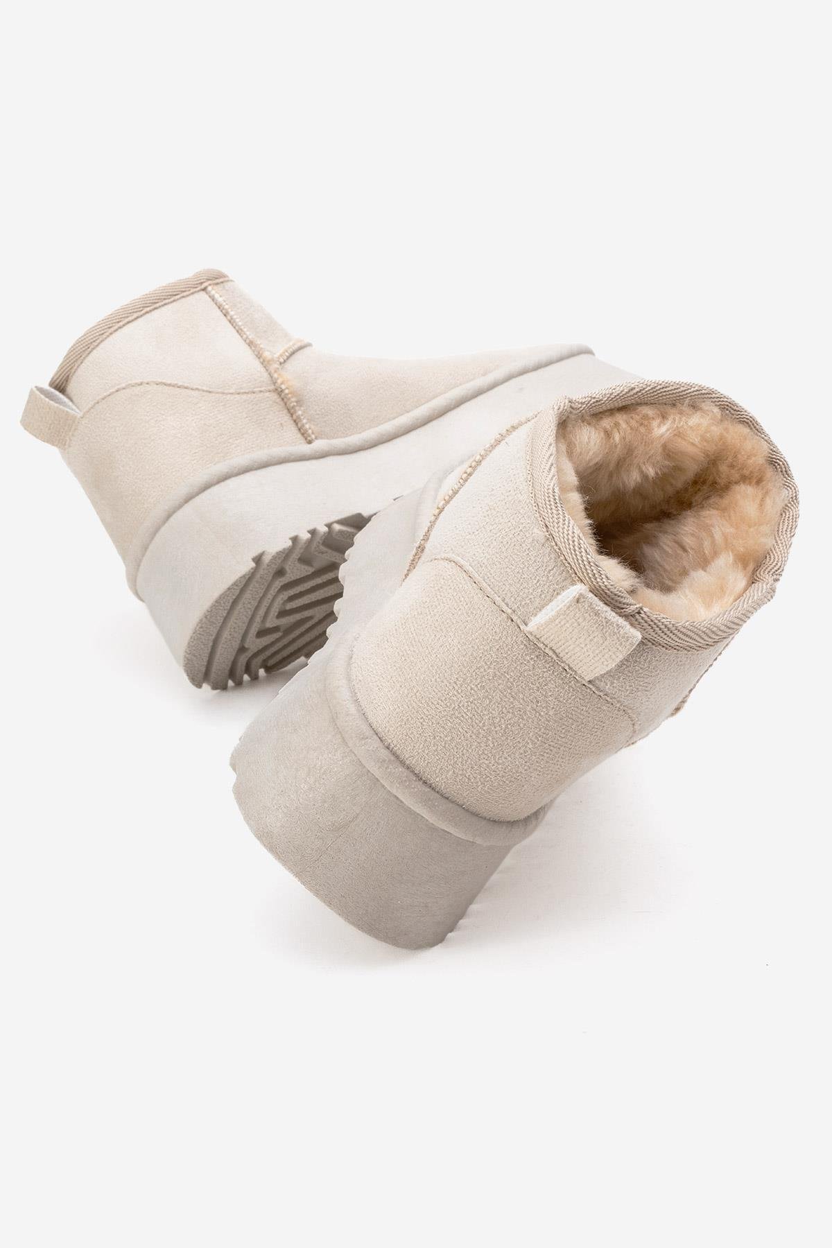 Yüksek Tabanlı Mini Bot BEJ - Görsel 5