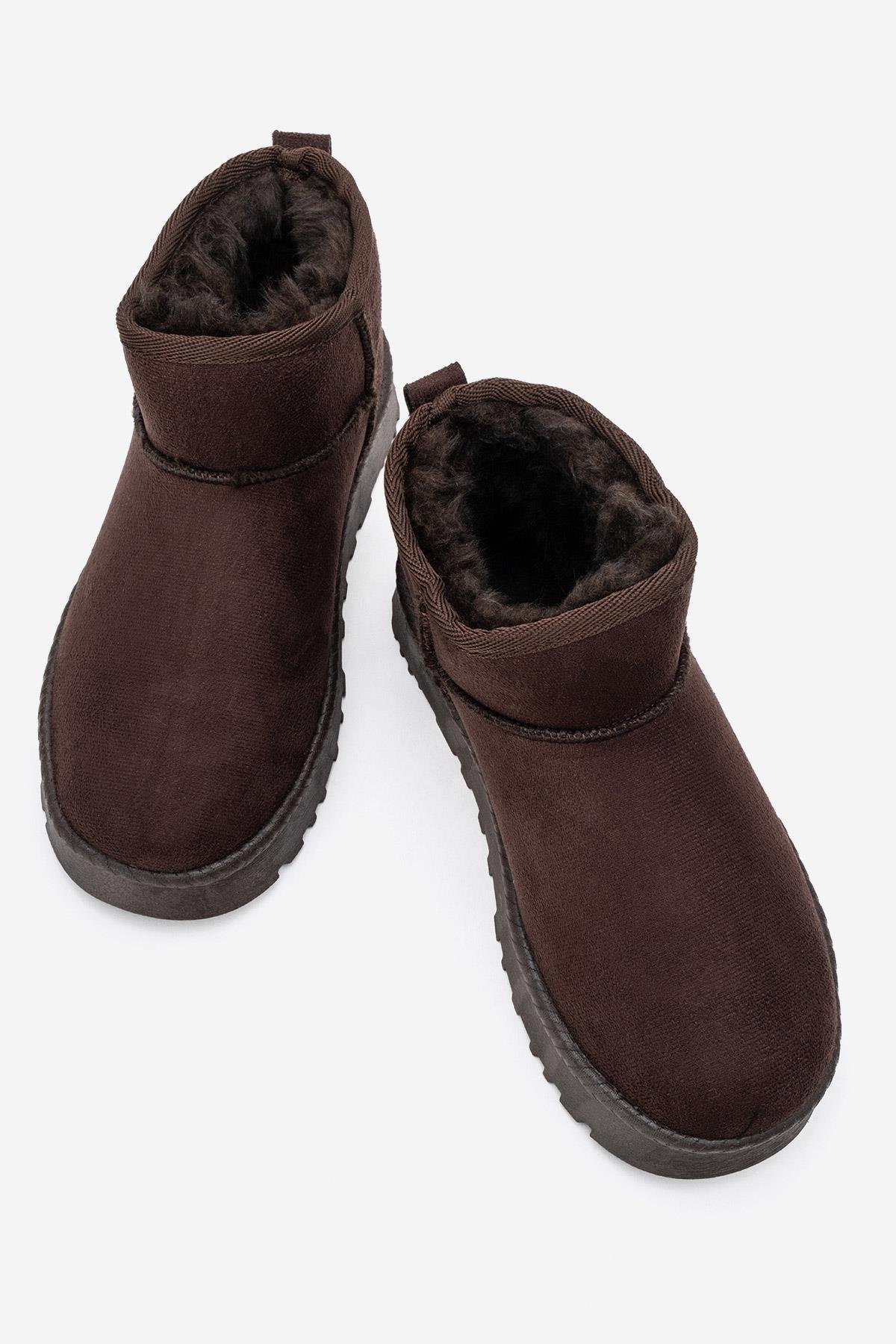 Alçak Tabanlı Mini Bot KAHVE - Görsel 6