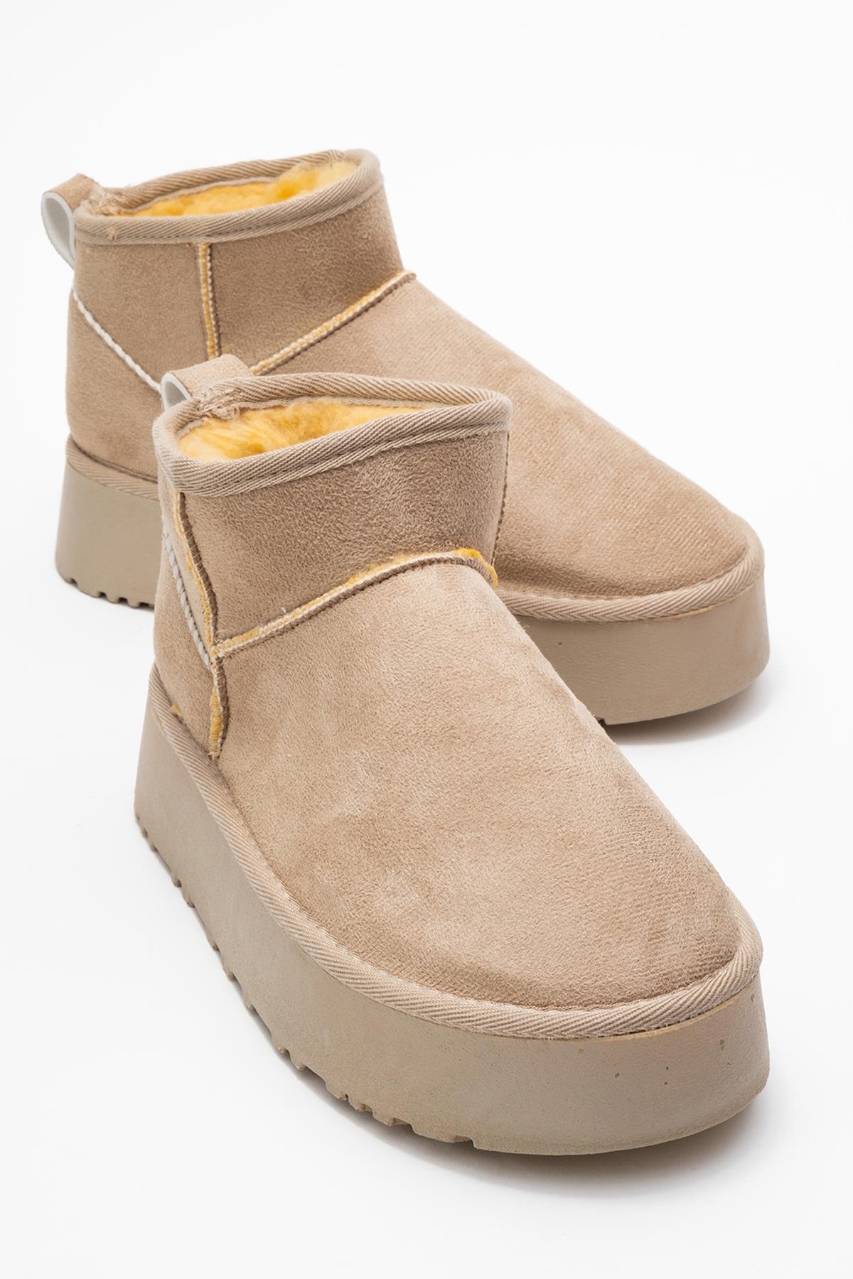 Yüksek Tabanlı Mini Bot BEJ - Görsel 2