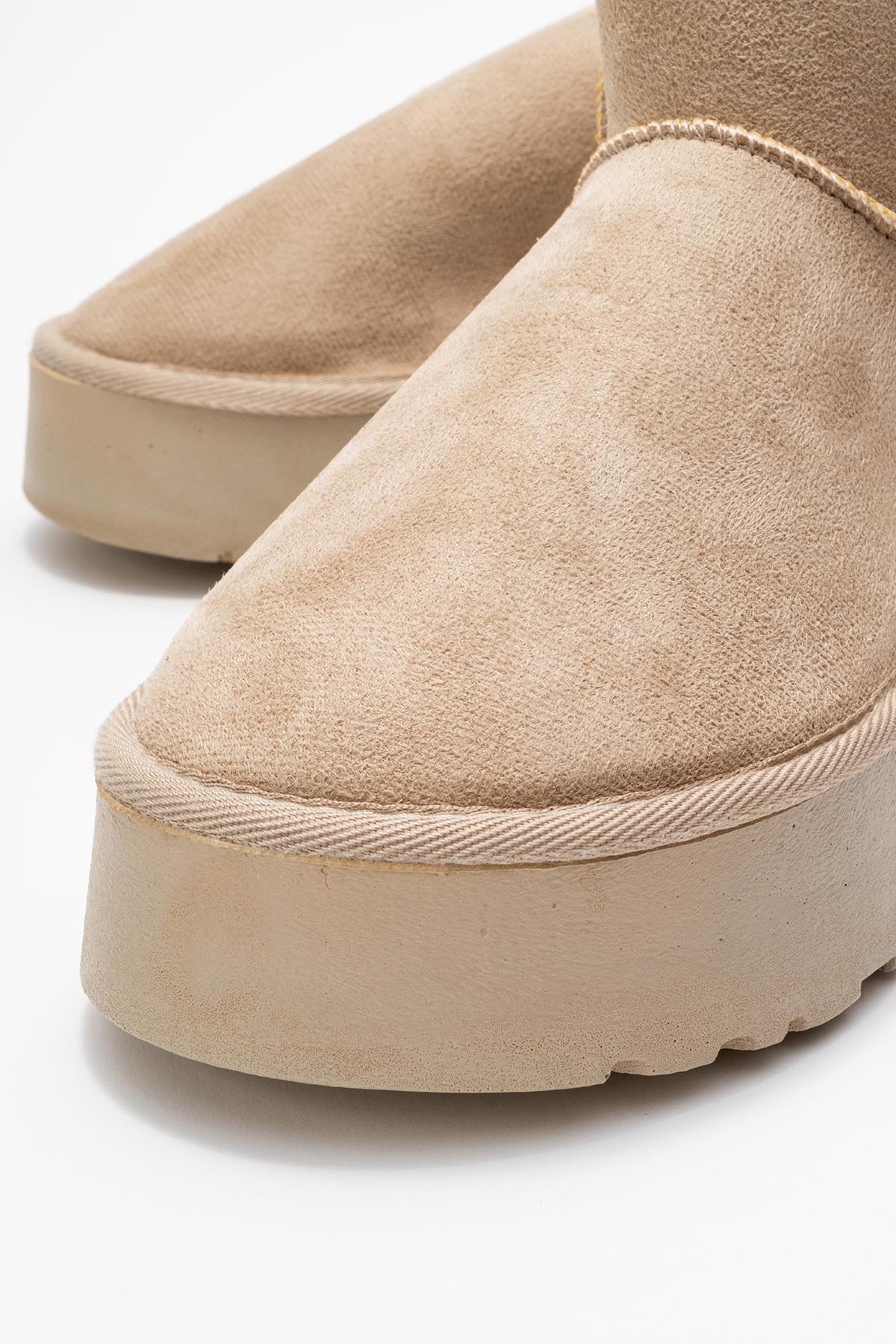 Yüksek Tabanlı Mini Bot BEJ - Görsel 4