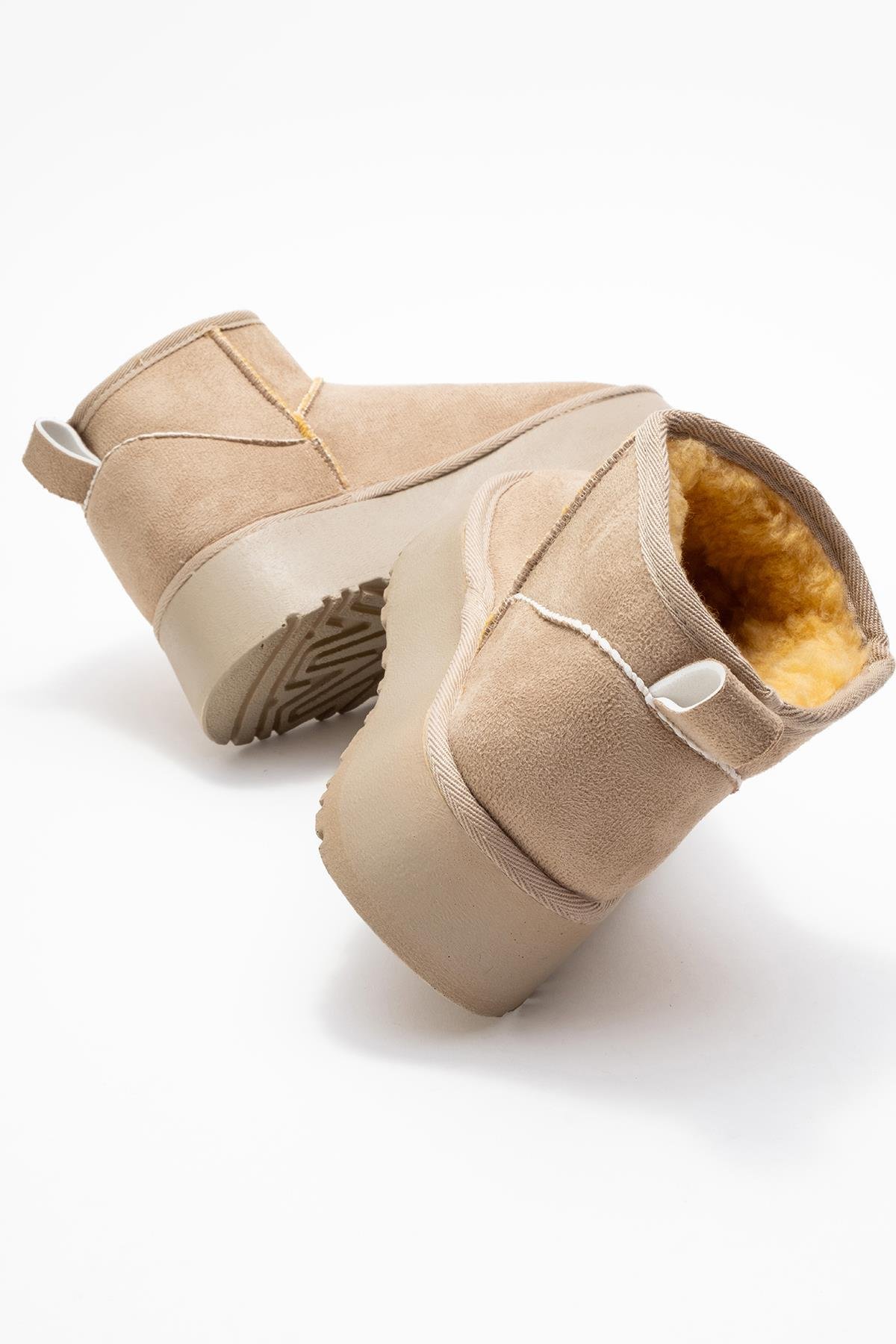 Yüksek Tabanlı Mini Bot BEJ - Görsel 5