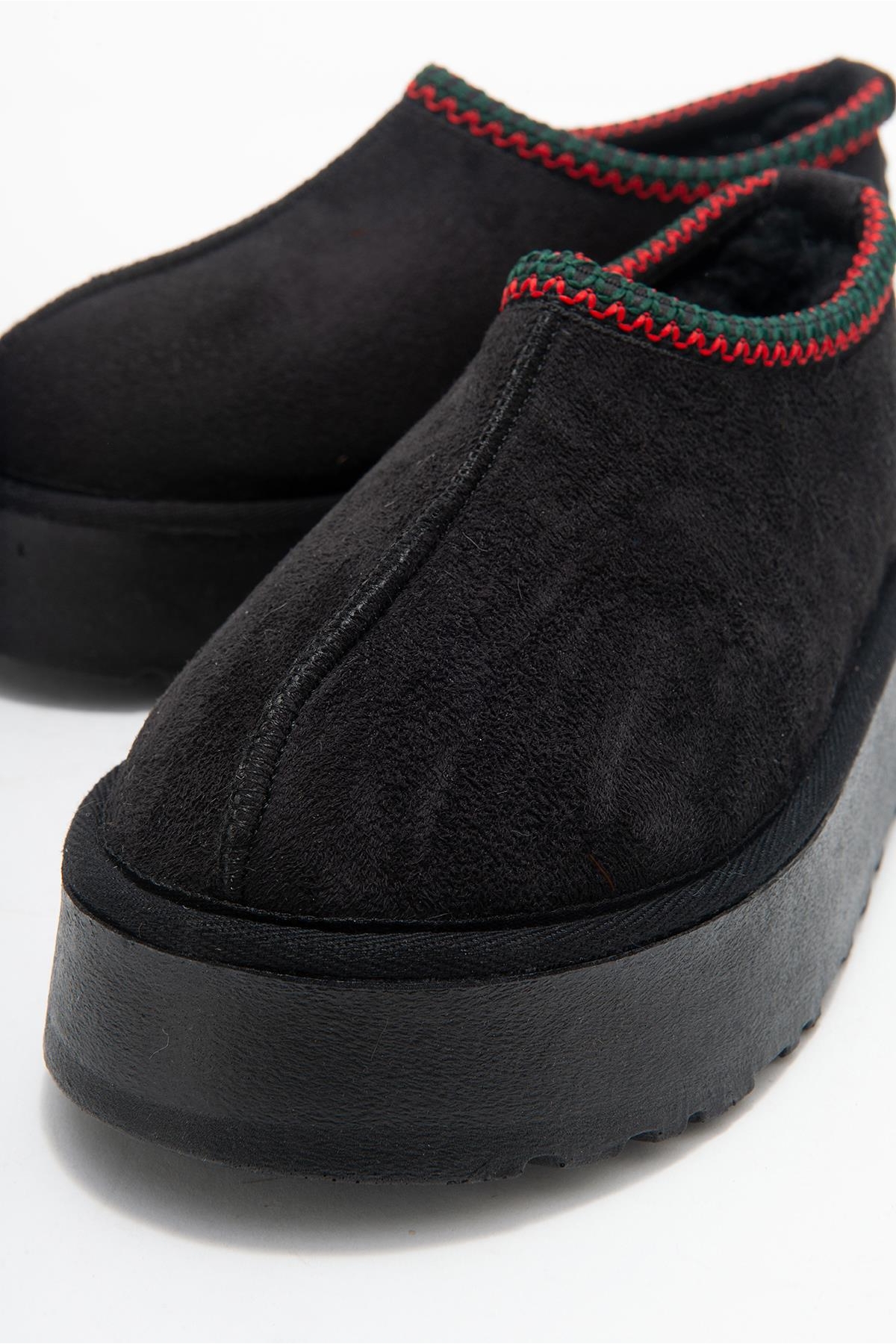 Yüksek Tabanlı Kısa Mini Bot SİYAH - Görsel 4