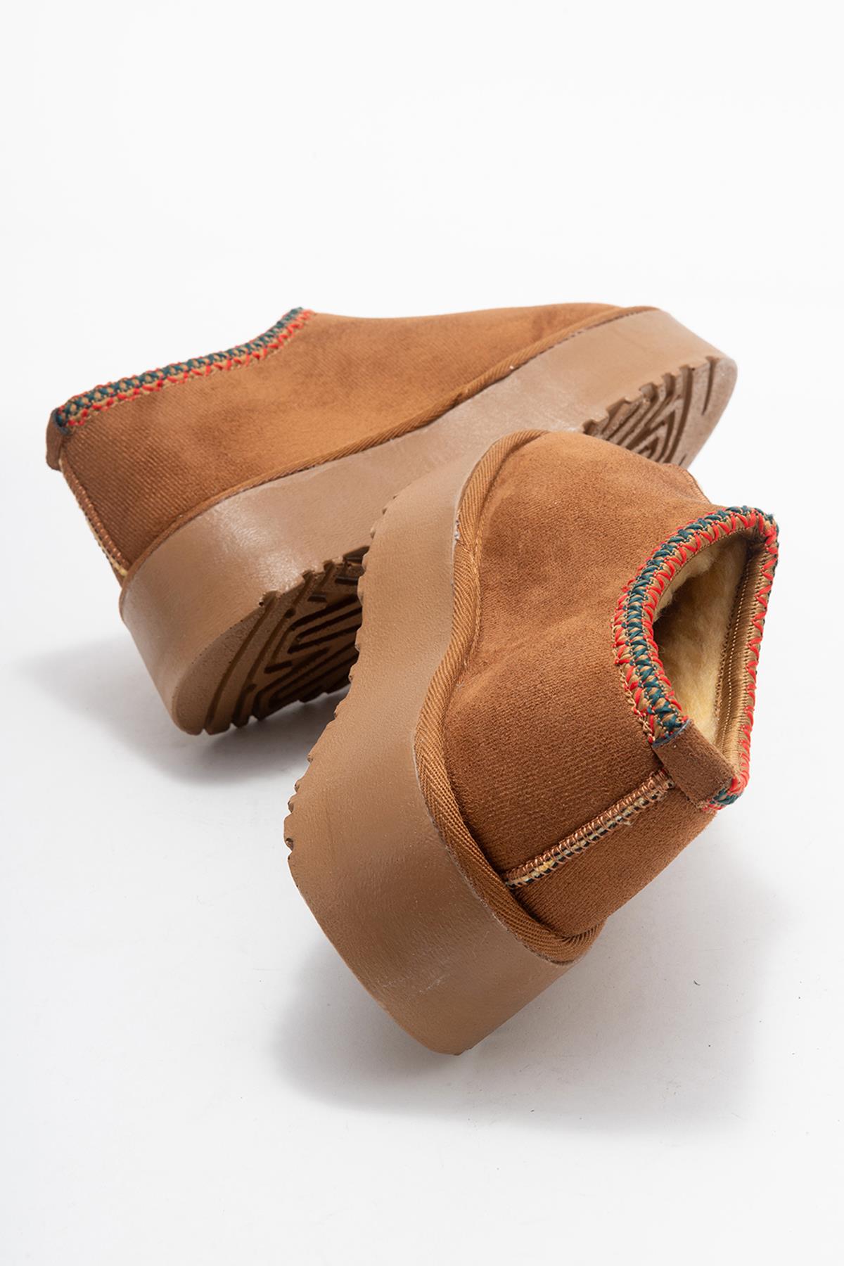 Yüksek Tabanlı Kısa Mini Bot TABA - Görsel 5