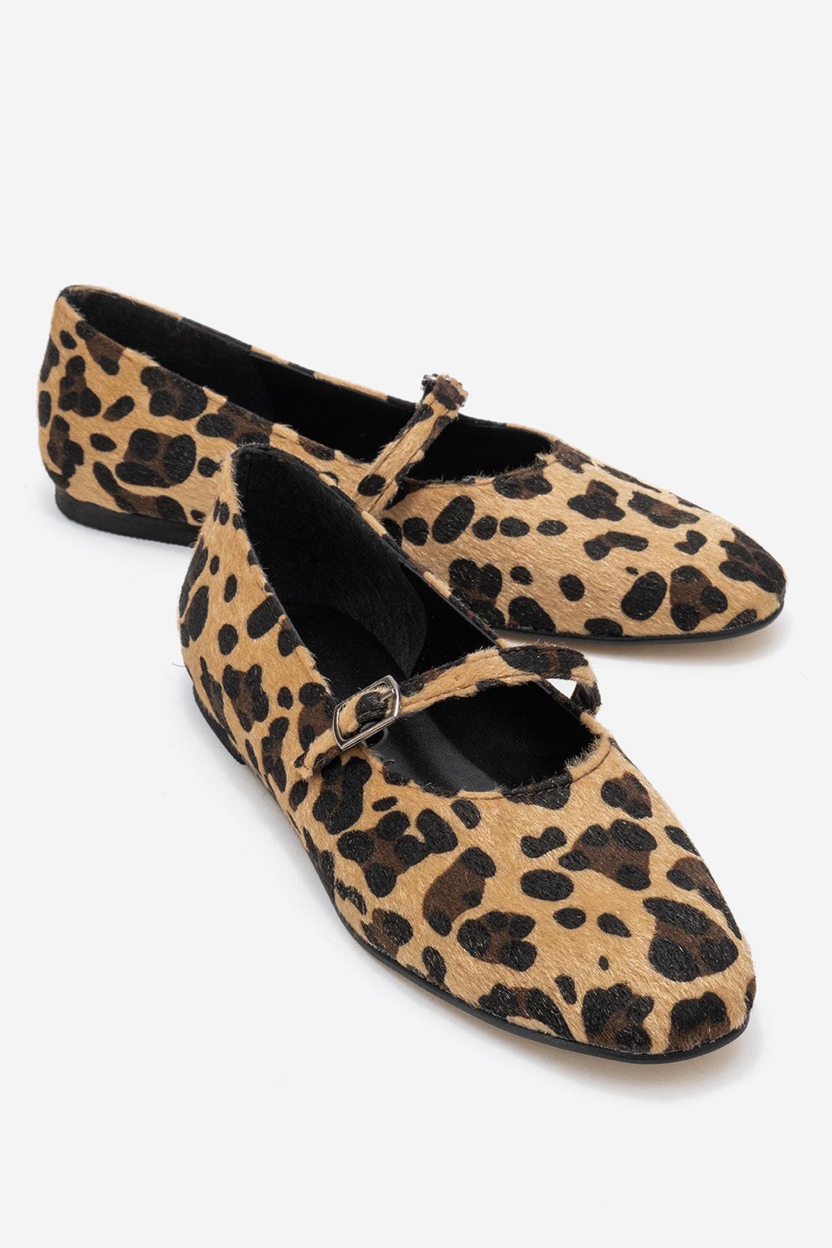 Kadın Kemerli Babet LEOPAR - Görsel 2