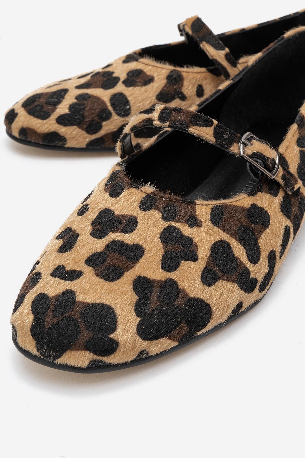 Kadın Kemerli Babet LEOPAR - Görsel 4