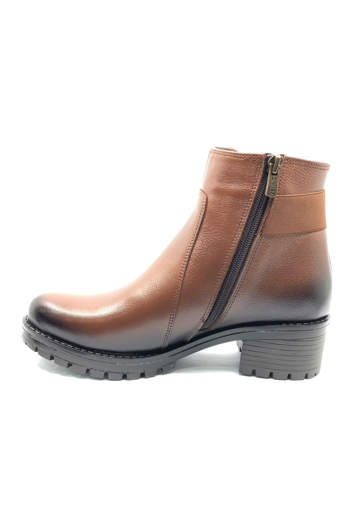 Burssella Hakiki Deri Kaymaz Taban Ortopedik Kadın Bot - Görsel 5