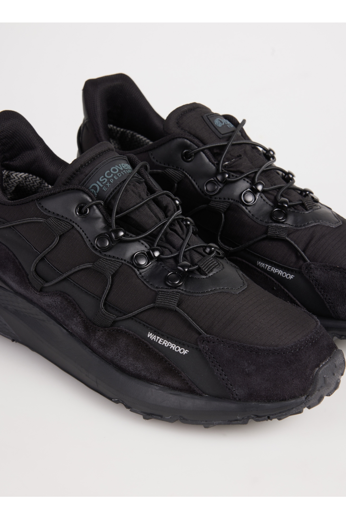 G-EMERSON Siyah Deri - Tekstil Erkek Outdoor Ayakkabısı - Görsel 6