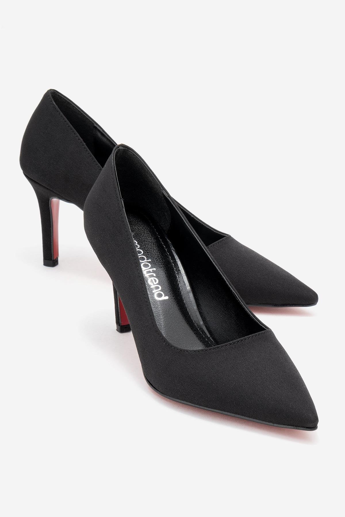 Kadın Stiletto Ayakkabı SİYAH ZRA - Görsel 2