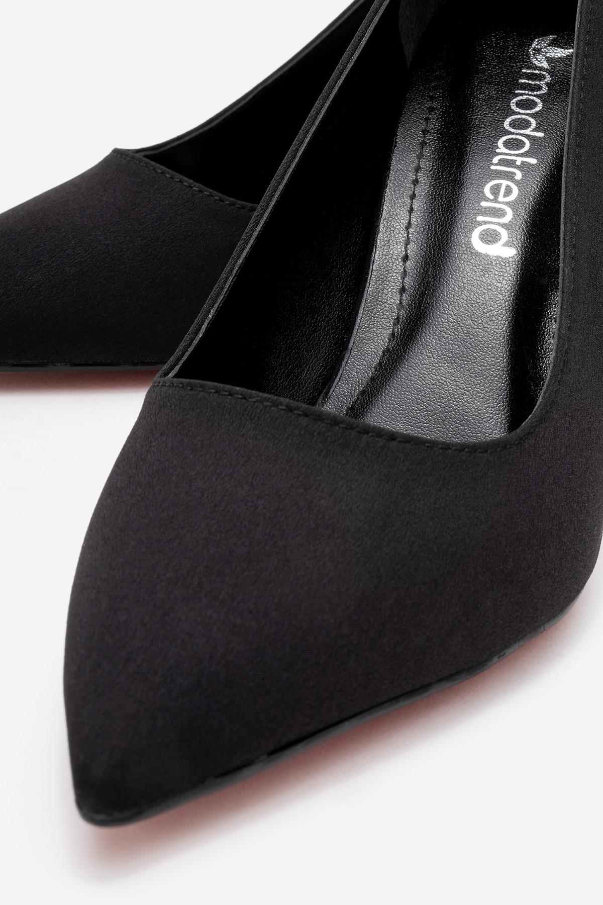 Kadın Stiletto Ayakkabı SİYAH ZRA - Görsel 4