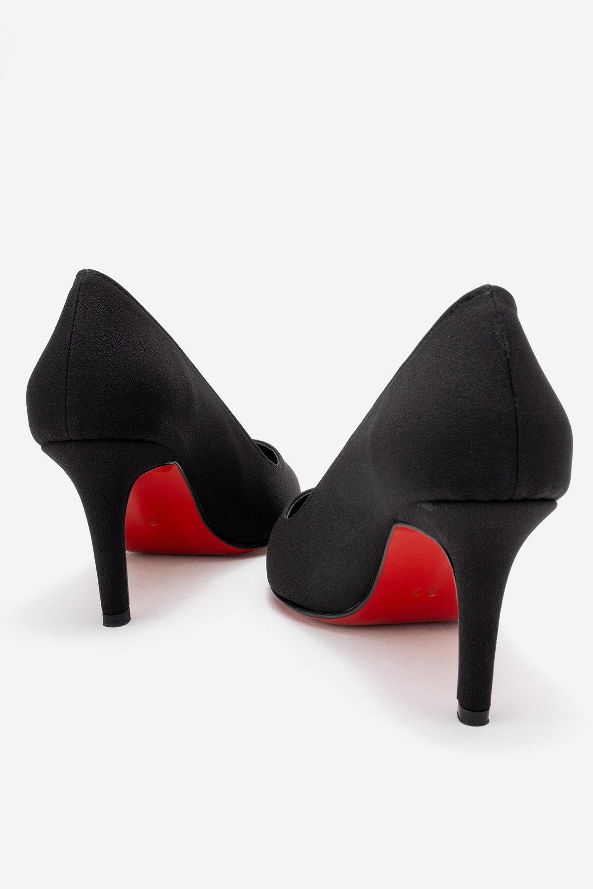 Kadın Stiletto Ayakkabı SİYAH ZRA - Görsel 5