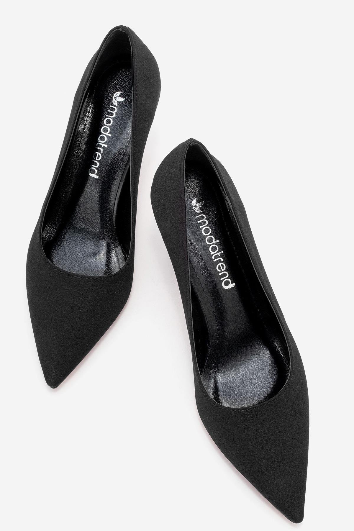 Kadın Stiletto Ayakkabı SİYAH ZRA - Görsel 6