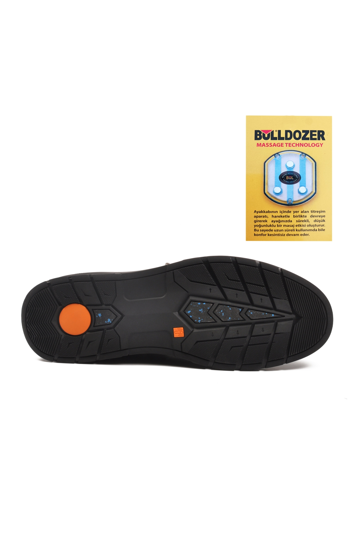 Siyah Ortopedik Hakiki Deri Masaj Etkili Erkek Casual Ayakkabı 260043 M - Görsel 6