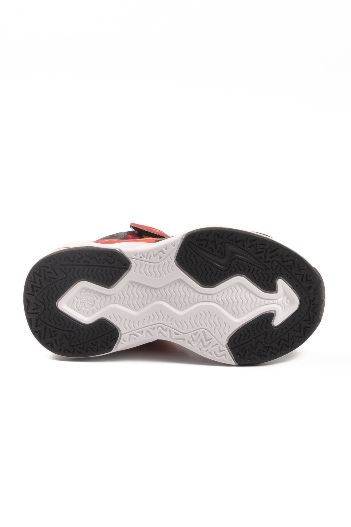 Siyah Kırmızı Cırtlı Hafif Esnek Erkek Çocuk Spor Ayakkabı 161-T5411102 P - Görsel 6