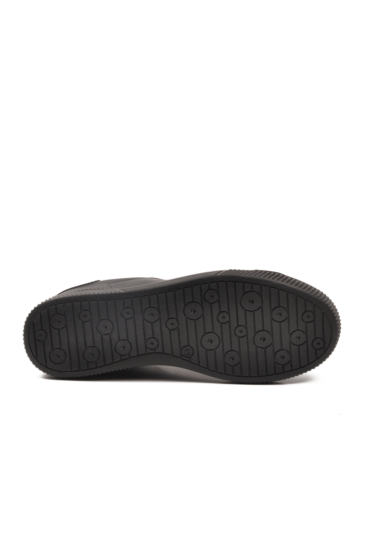 Siyah Bağcıklı Hafif Cilt Erkek Spor Ayakkabı Mota 600 M - Görsel 6