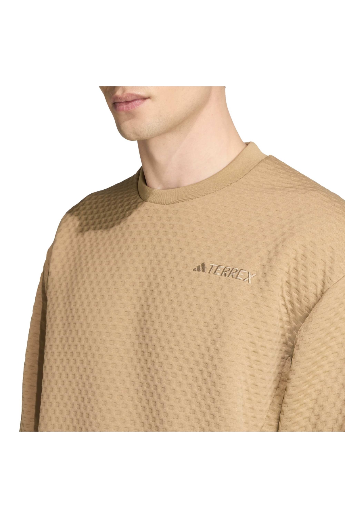 Erkek Günlük Kapşonlu Eşofman Üstü Terrex Xploric Crewneck Sweater