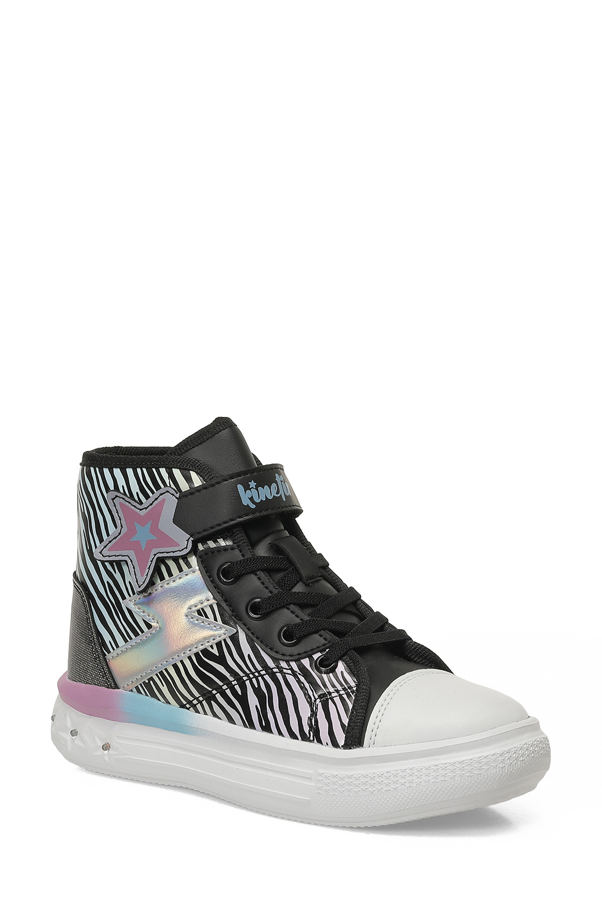 LOOPS HI PU F 5PR Siyah Kız Çocuk High Sneaker - Görsel 3