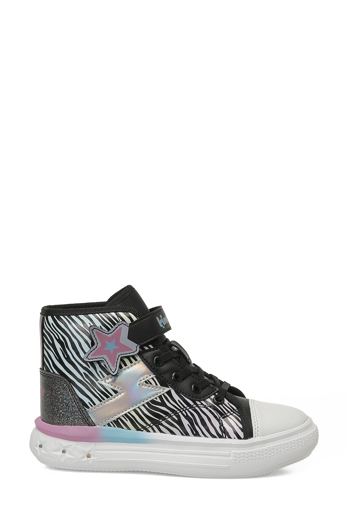 LOOPS HI PU F 5PR Siyah Kız Çocuk High Sneaker - Görsel 2