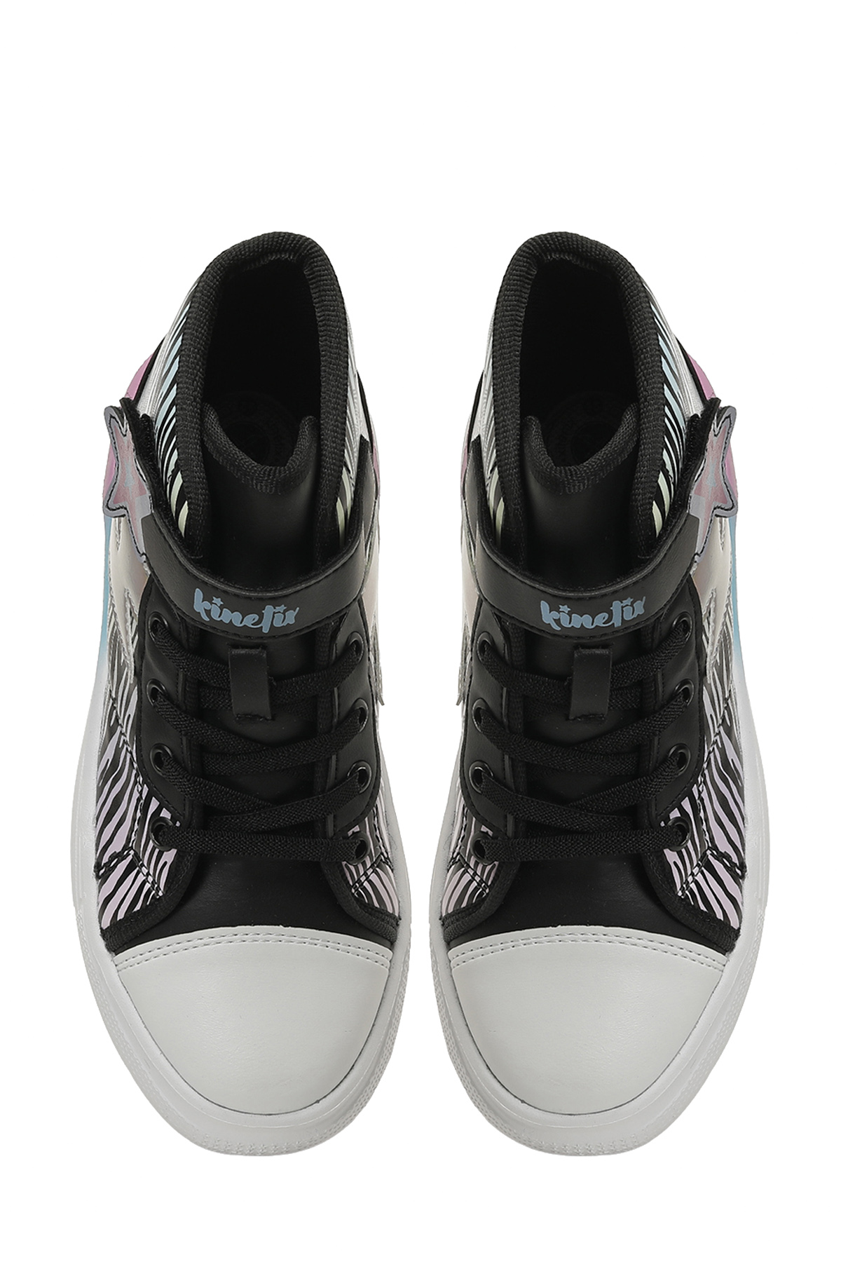 LOOPS HI PU F 5PR Siyah Kız Çocuk High Sneaker - Görsel 5